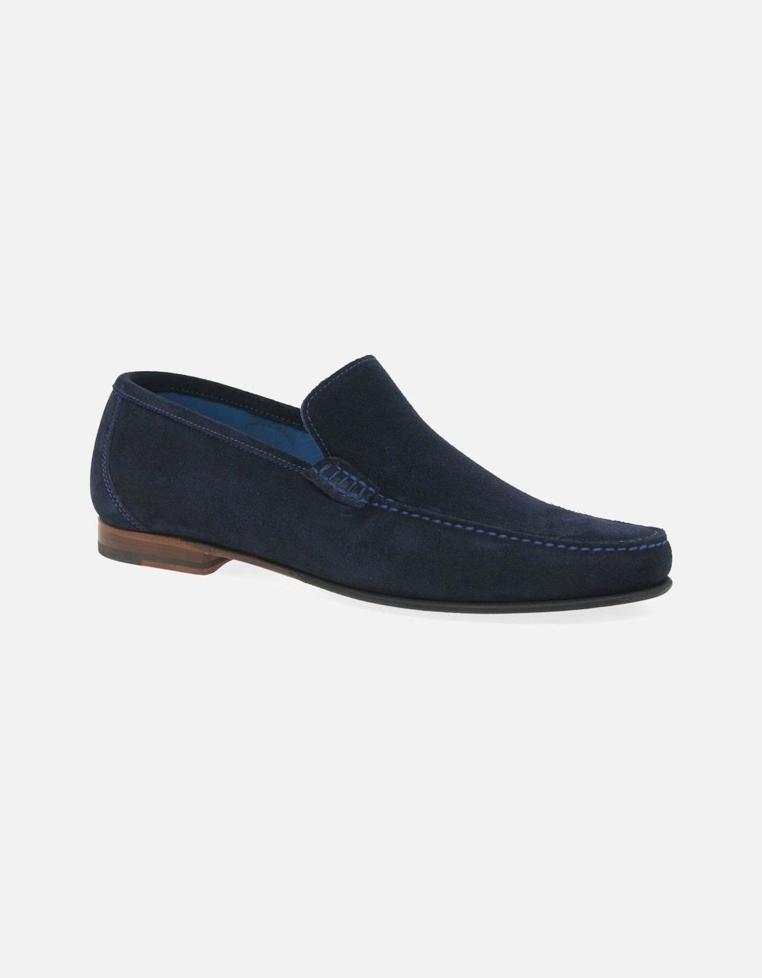 Loake Nicholson Suede Moccasin Shoes in Blue for Men Lyst UK