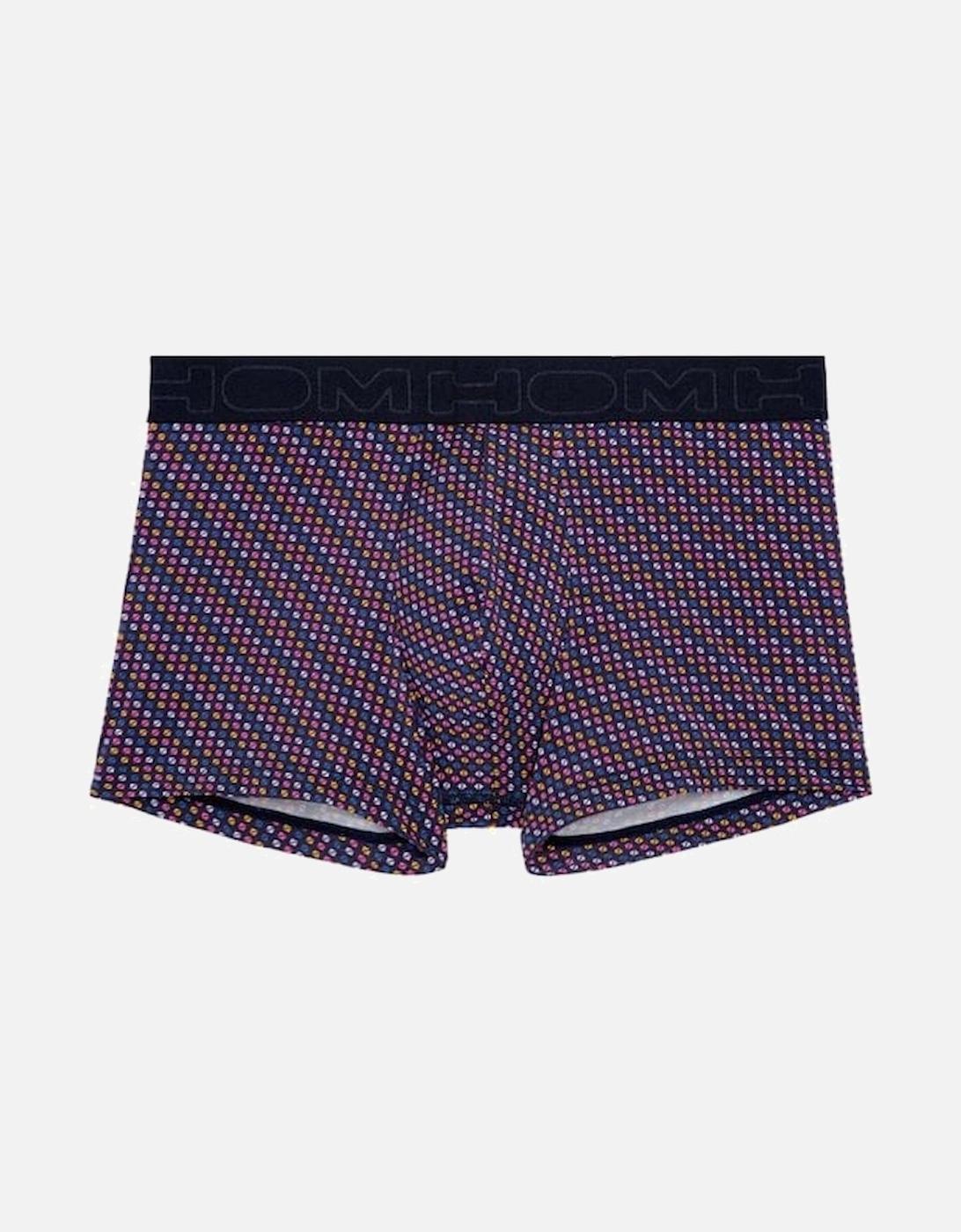 Hom Muticolour Dots Hal Print Boxer Trunk, /Multi in Purple for