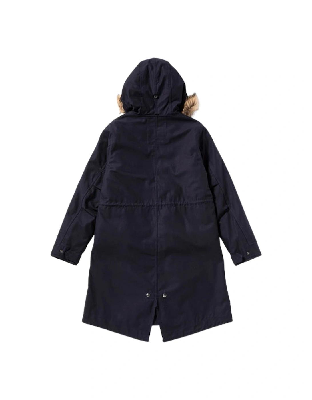 fred-perry-Navy-Hooded-Zip-In-
