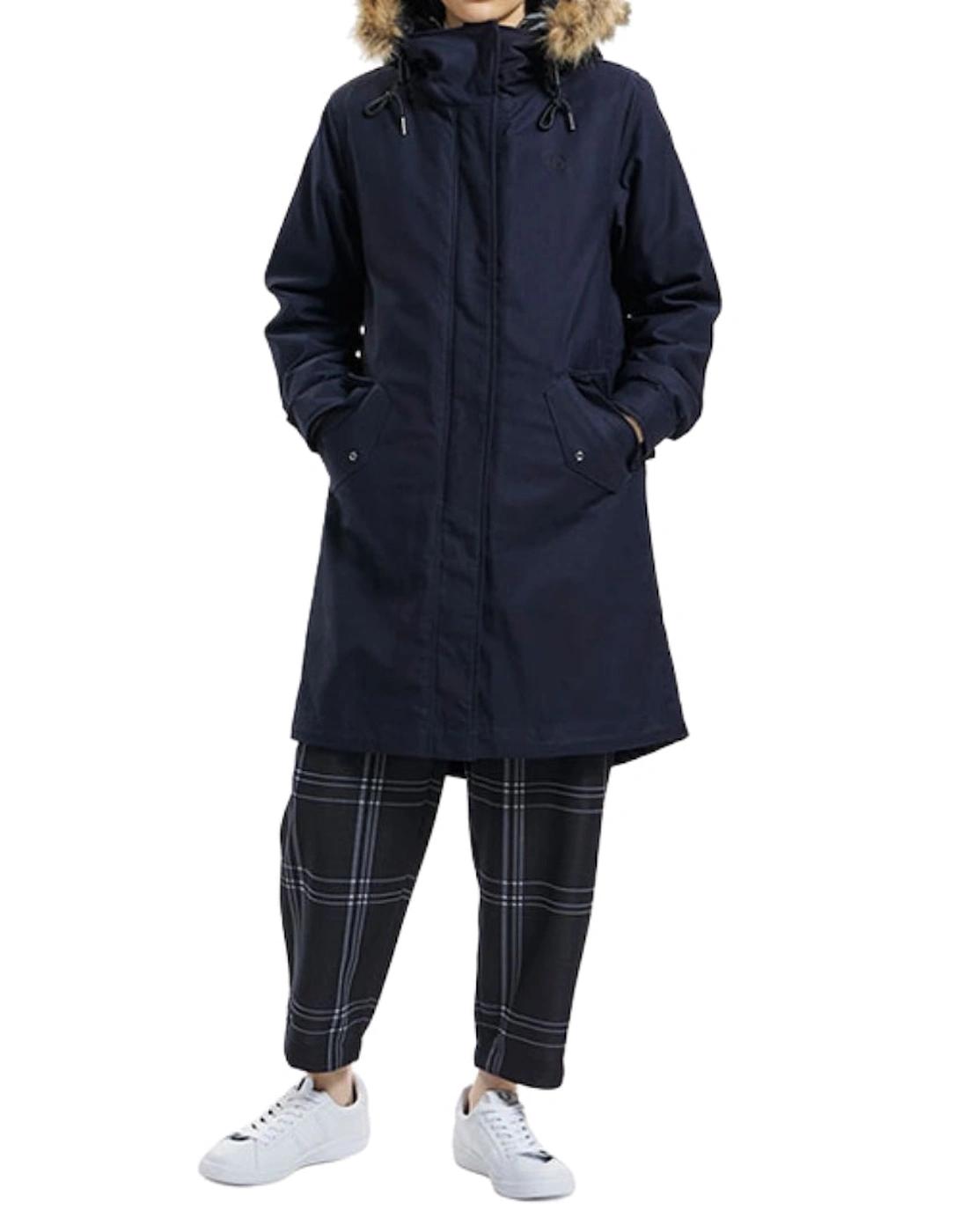 Fred Perry Hooded Zip-In Liner Parka 2 in Blue | Lyst UK
