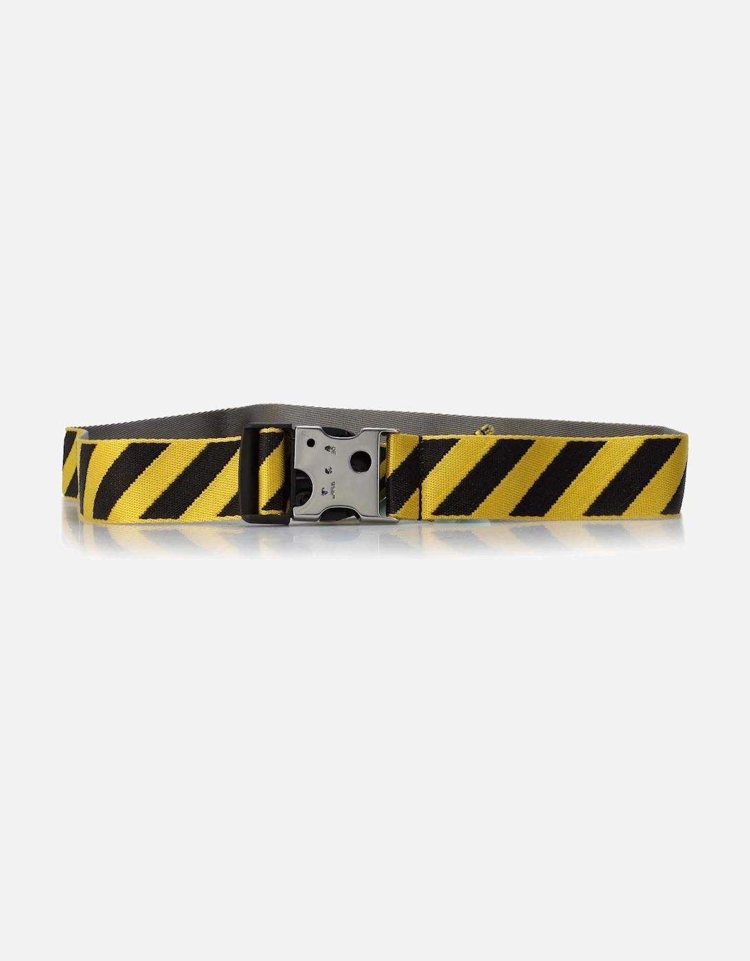 Off-White c/o Virgil Abloh Meteor Tuc Stripe Tape Belt in Yellow