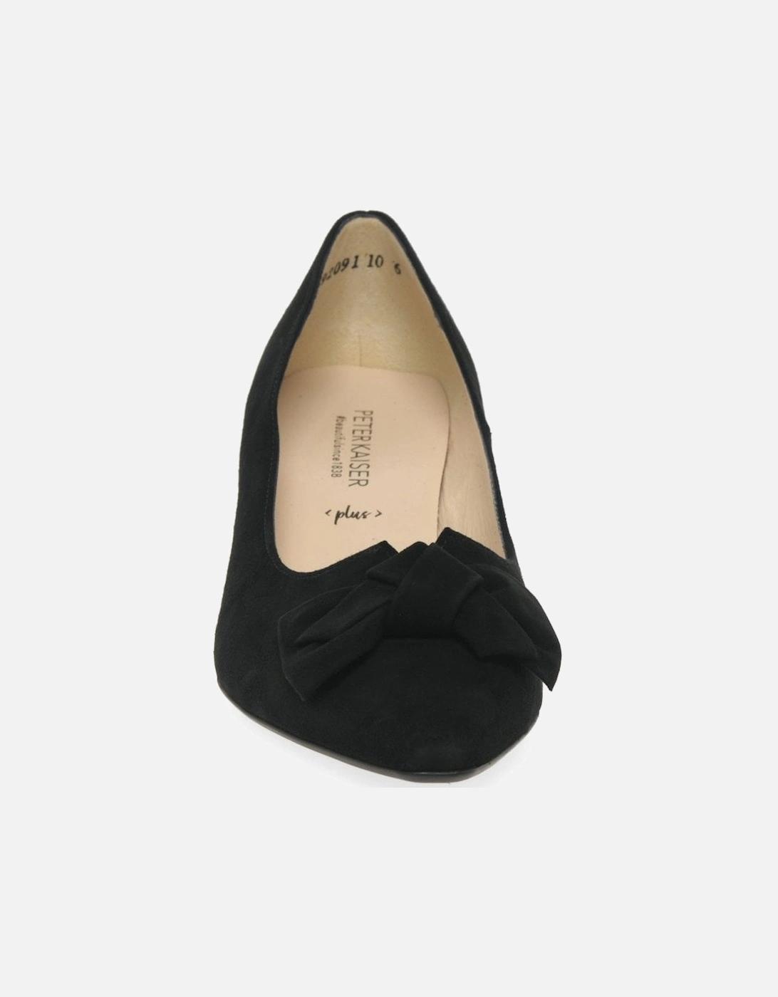 Black Suede Peter Kaiser Wide Fit Pumps Peter Kaiser Pump Shoes