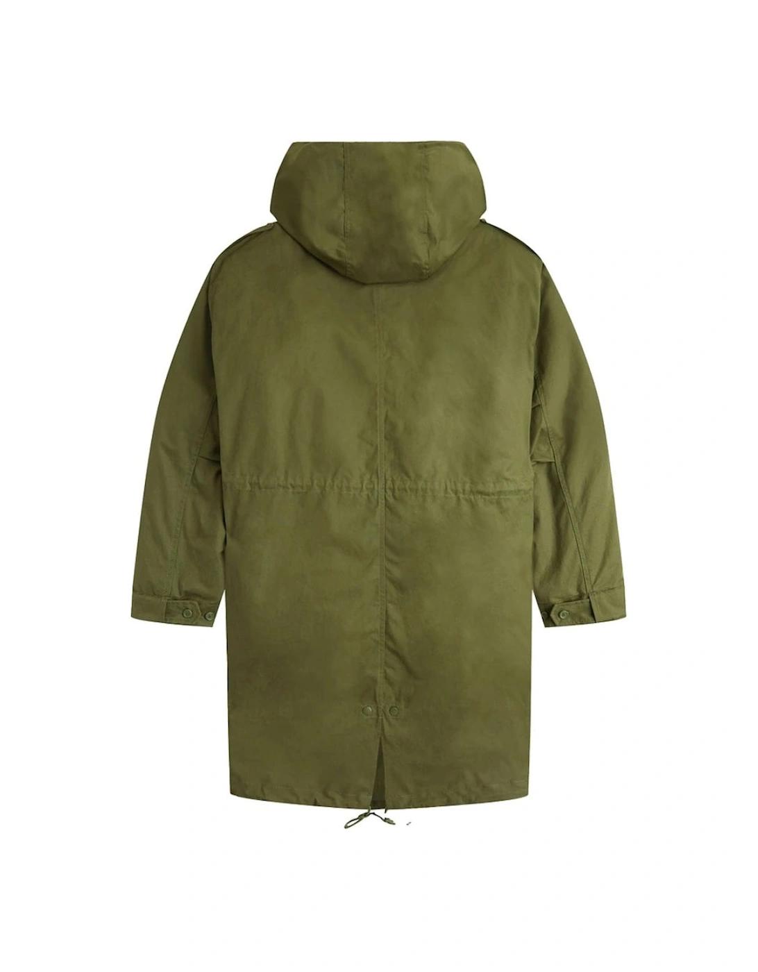 Perry Fishtail Fred Perry Parka Khaki Shell Parka Fred Perry Parka