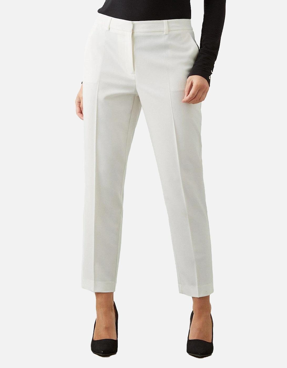 dorothy perkins cigarette trousers Dorothy Perkins Ladies Slim Ankle Grazer Trousers in White