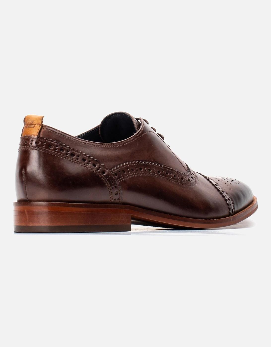 Base London London Cast Washed Brogue Shoe in Brown for Men Lyst UK