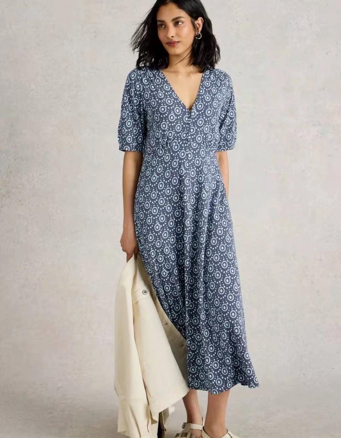 White Stuff Megan Jersey Dress Petite Print in Blue Lyst UK