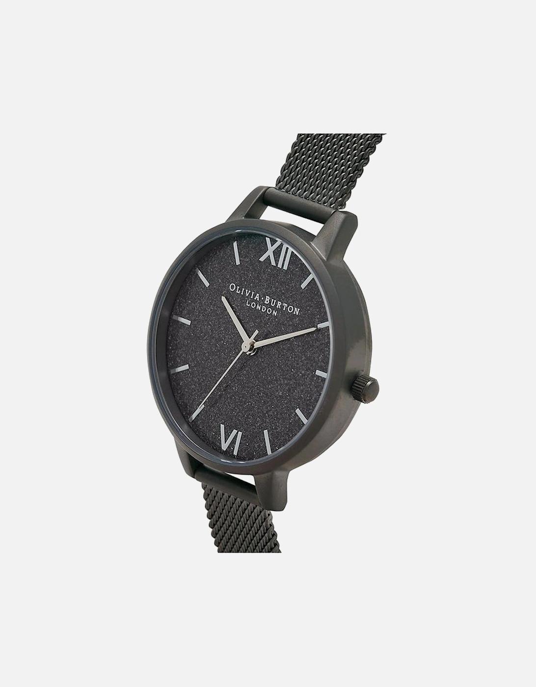 Olivia Burton Stainless Steel Quartz Analog Watch With Glitter