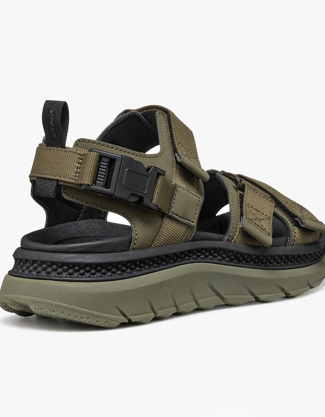 Geox U Spherica Actif X S Sandals Military in Black for Men Lyst UK