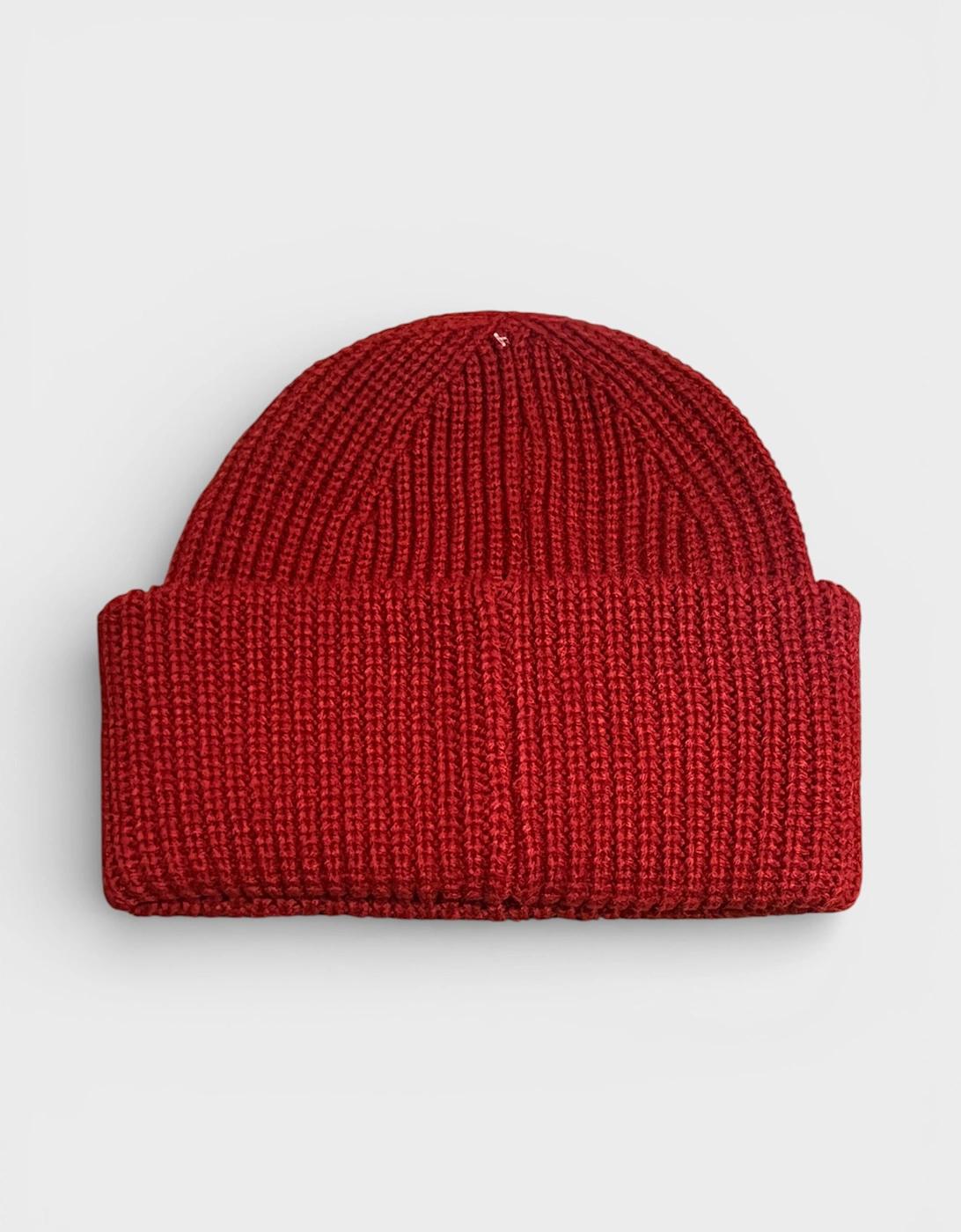 COACH Woven Patch Beanie Cherry in Red | Lyst UK