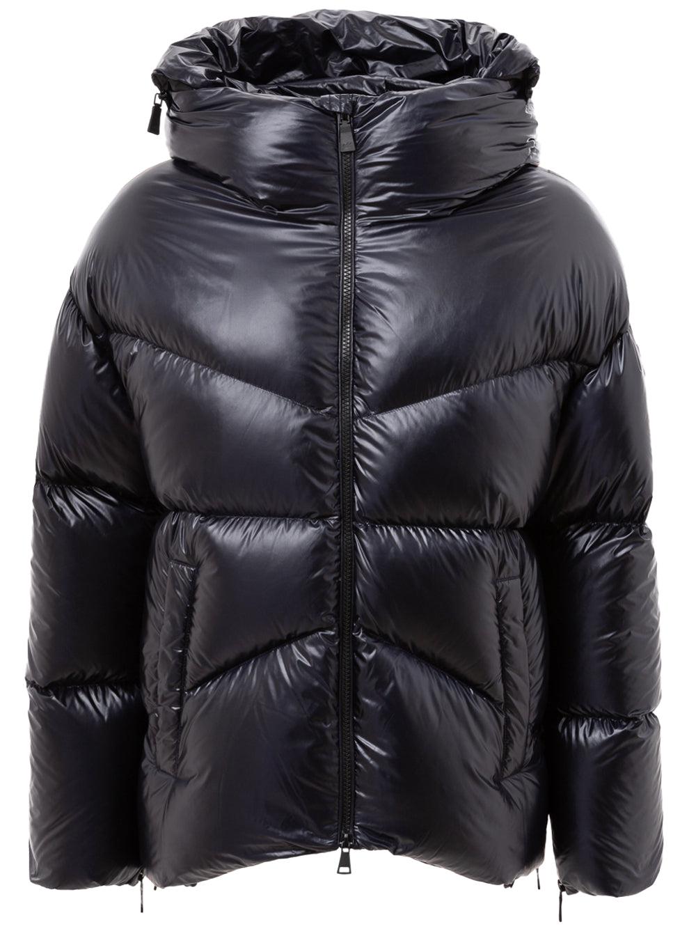 Add Hooded Down Jacket With Concealed Logo in Black Lyst UK