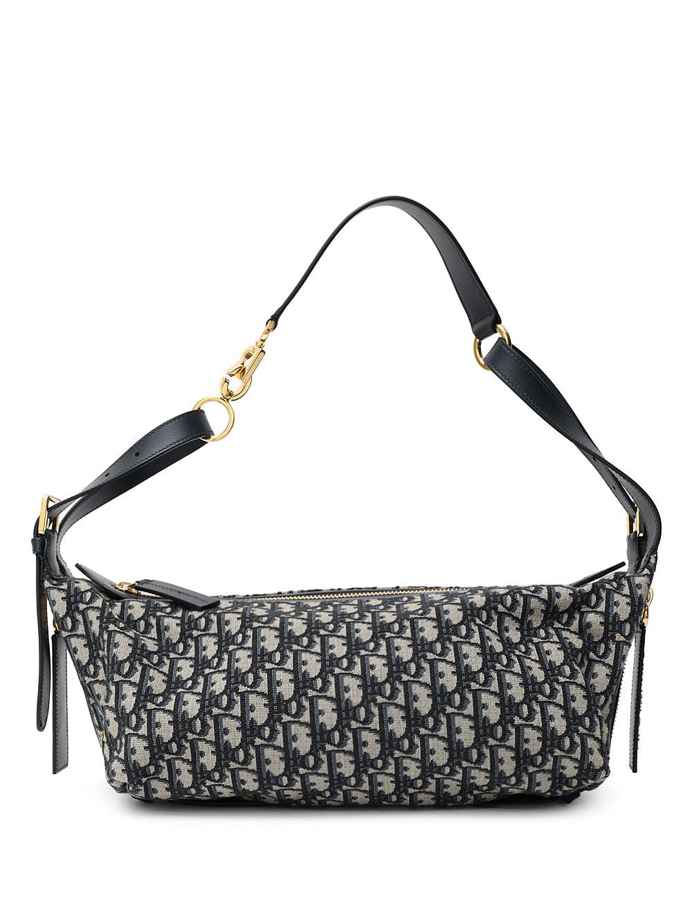 Dior Medium D-Journey Jacquard Oblique Bag in Metallic | Lyst UK
