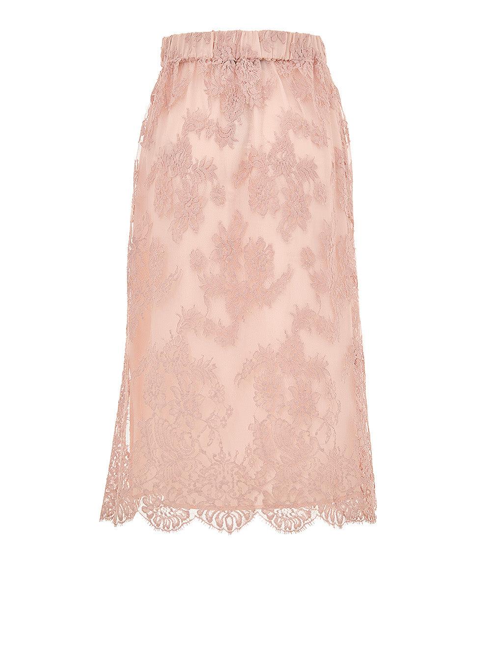 スカート GUCCI LILAC CREPE SKIRT 現地価格セール パープル（紫）系 GUCCI(グッチ) スカート