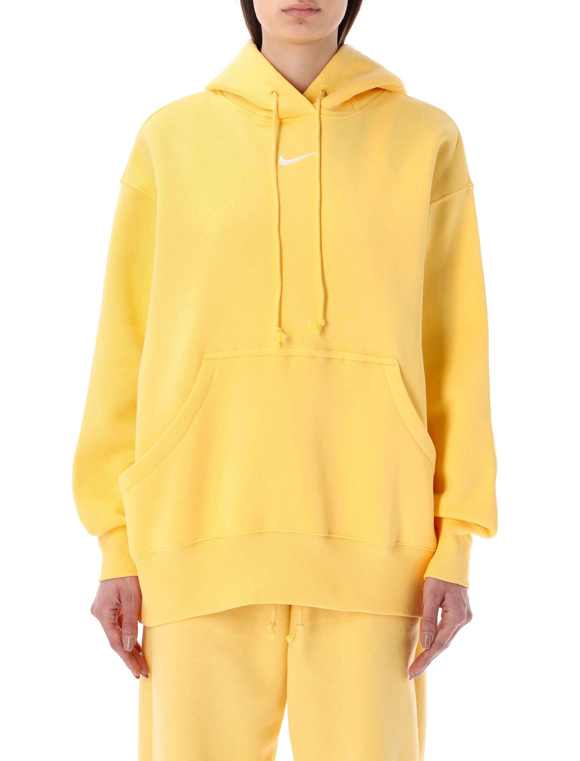 Nike Sportswear Phoenix Oversized Hoodie in Yellow | Lyst