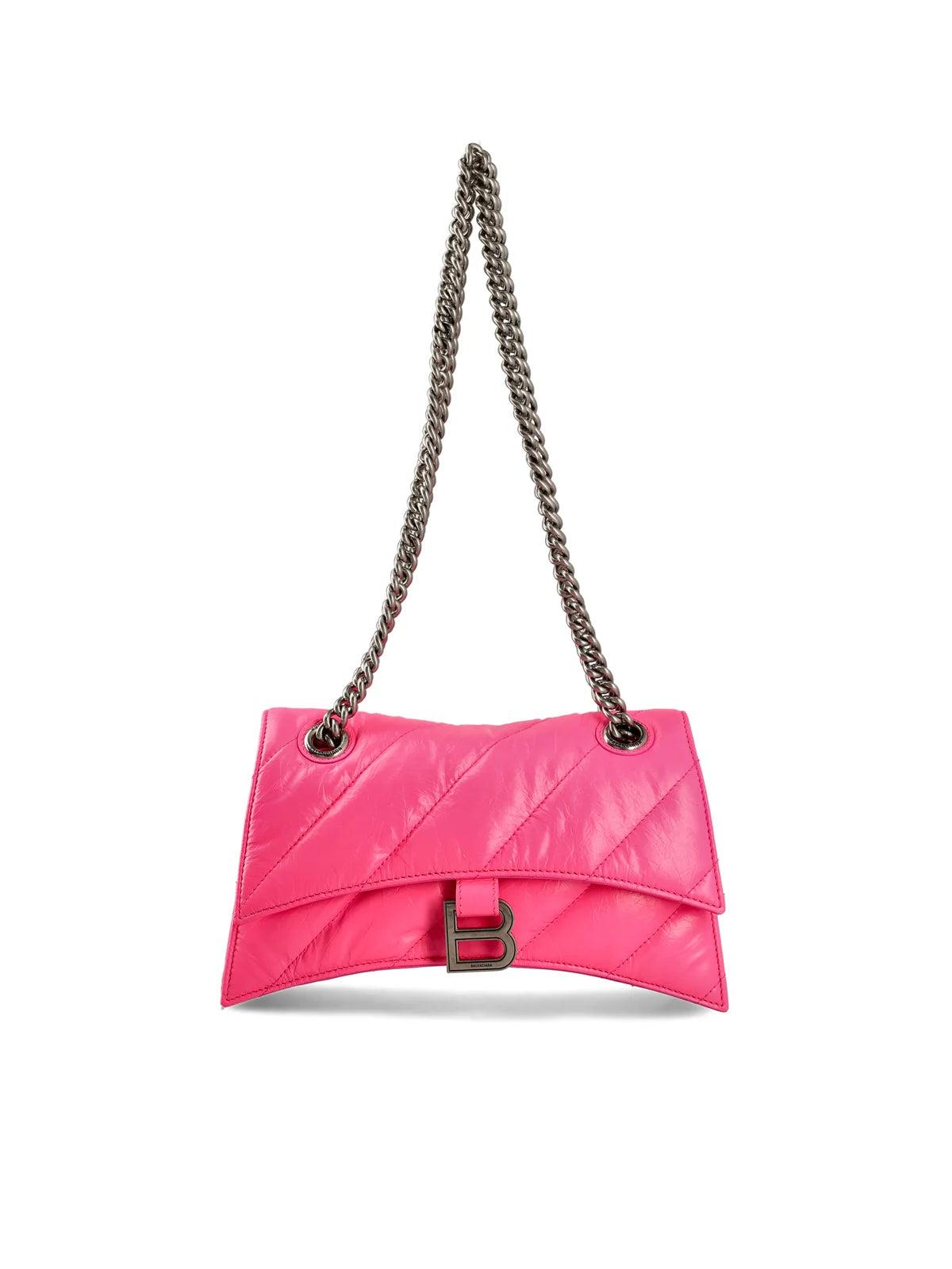 Balenciaga Crush Small Chain Bag in Pink