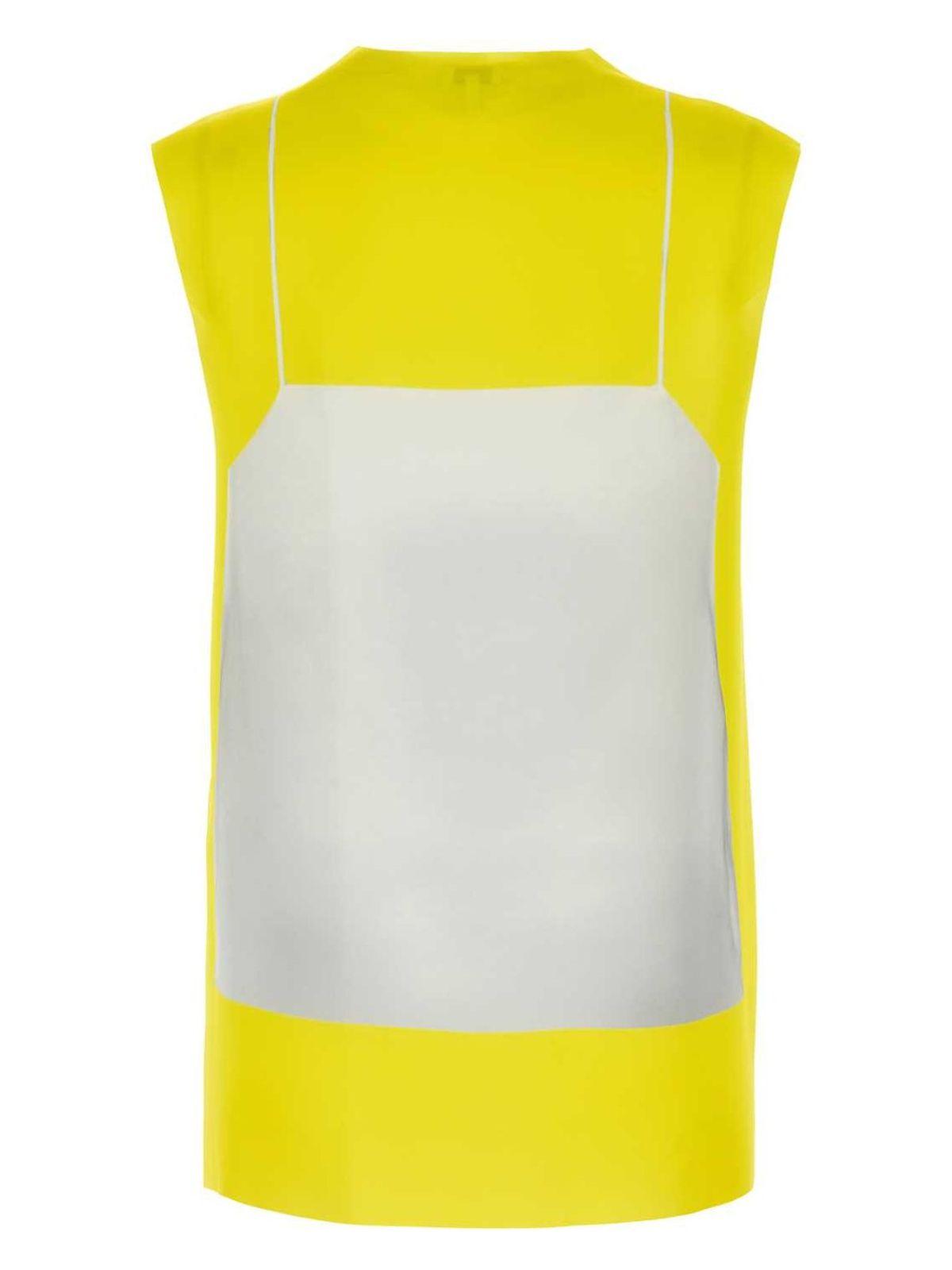 Tシャツ・カットソー LOEWE Fluo Yellow Satin Top Loewe Fluo Satin Top in Yellow | Lyst