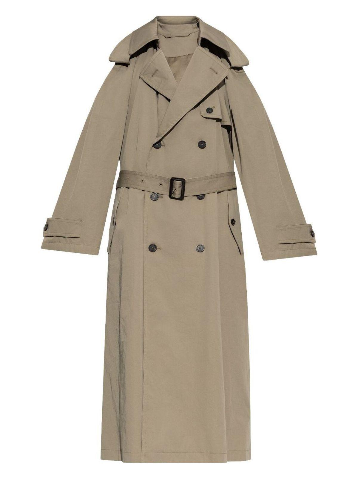 ワンピース BALENCIAGA Cappuccino Cotton Trench Suspended Dress Balenciaga Cappuccino Cotton Trench Suspended Dress