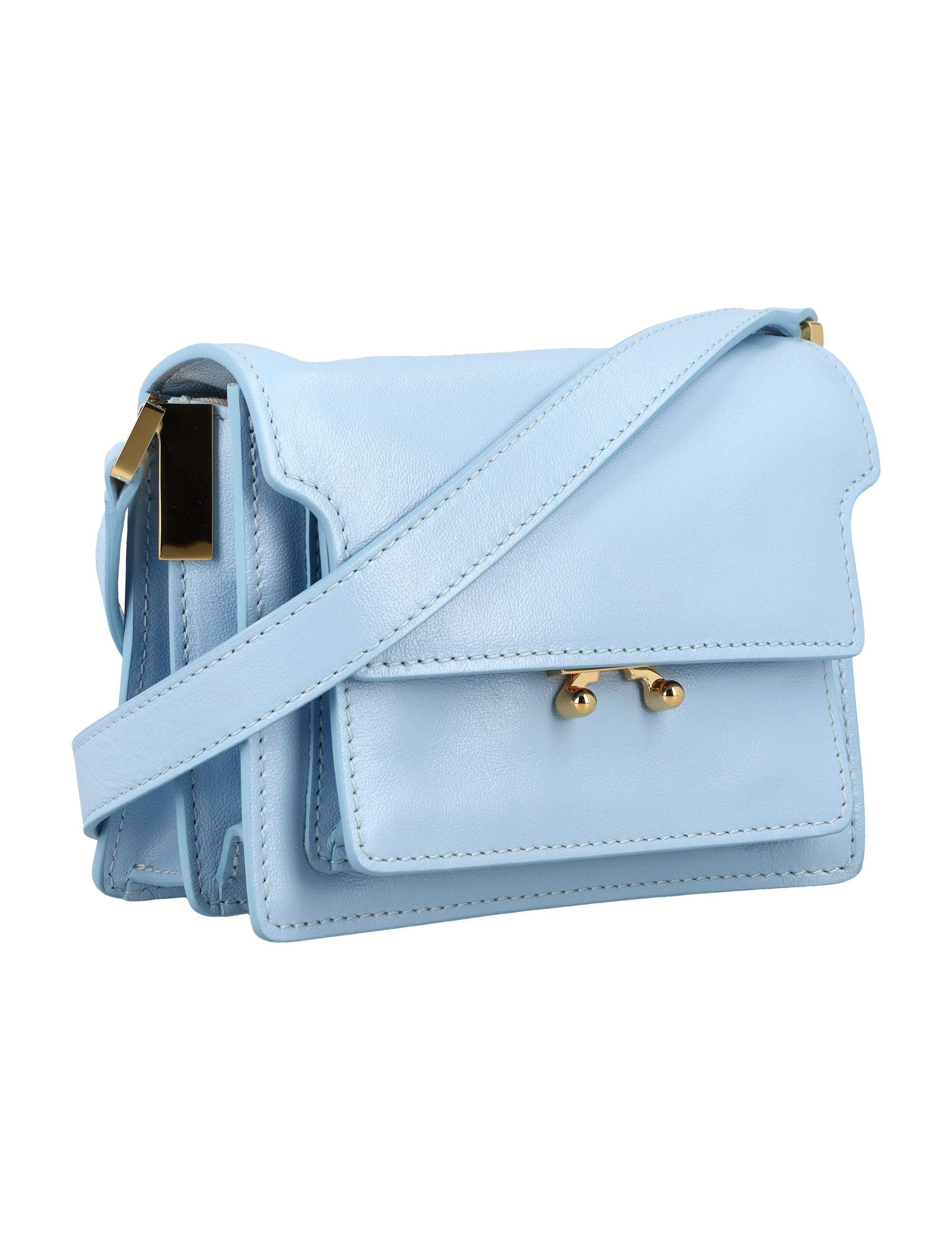 Marni Soft Mini Trunk Bag in Blue