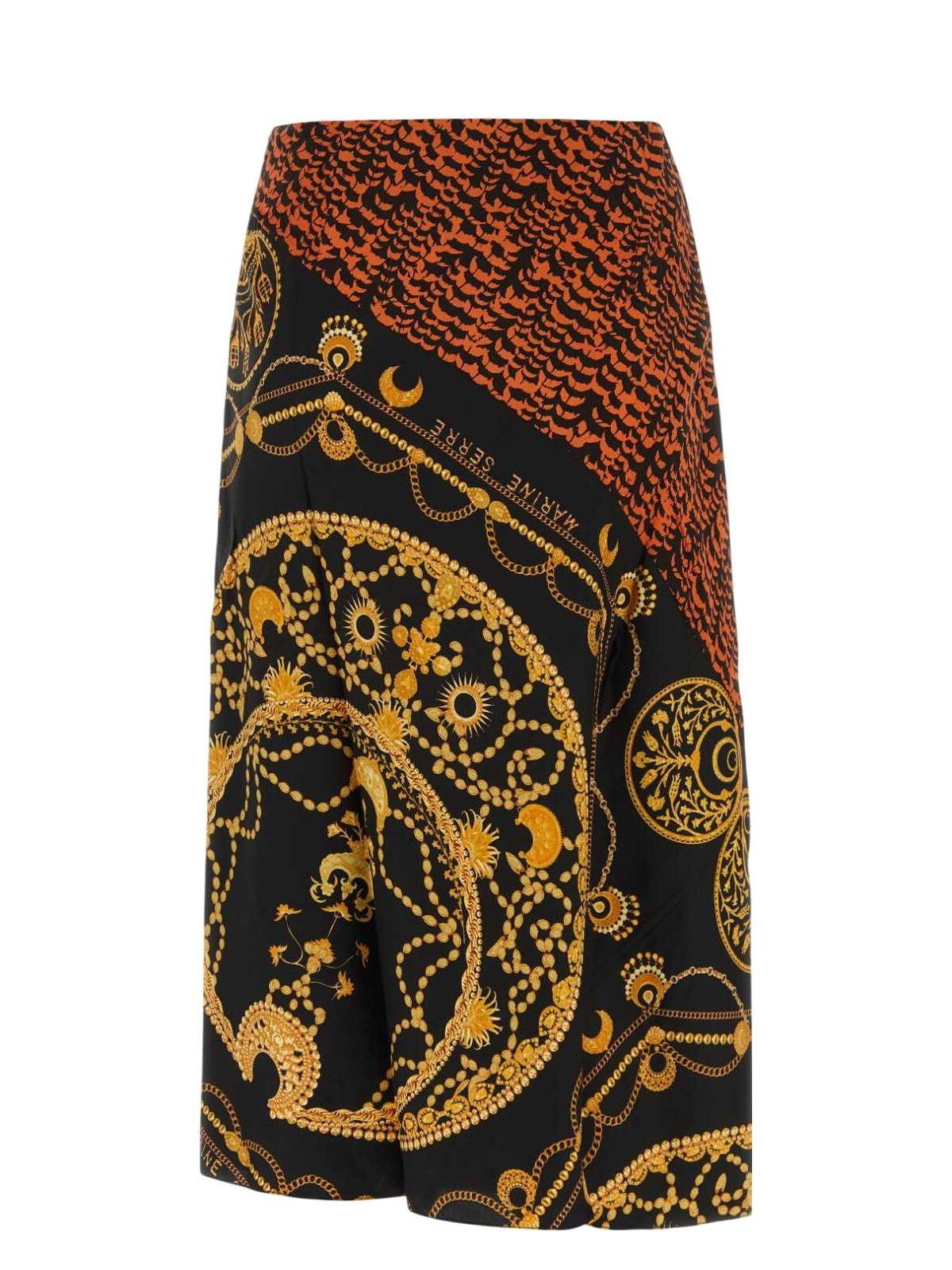 【関税&送料込】Marine Serre Printed Satin Skirt Marine Serre Skirts for Women | Online Sale up to 86% off | Lyst