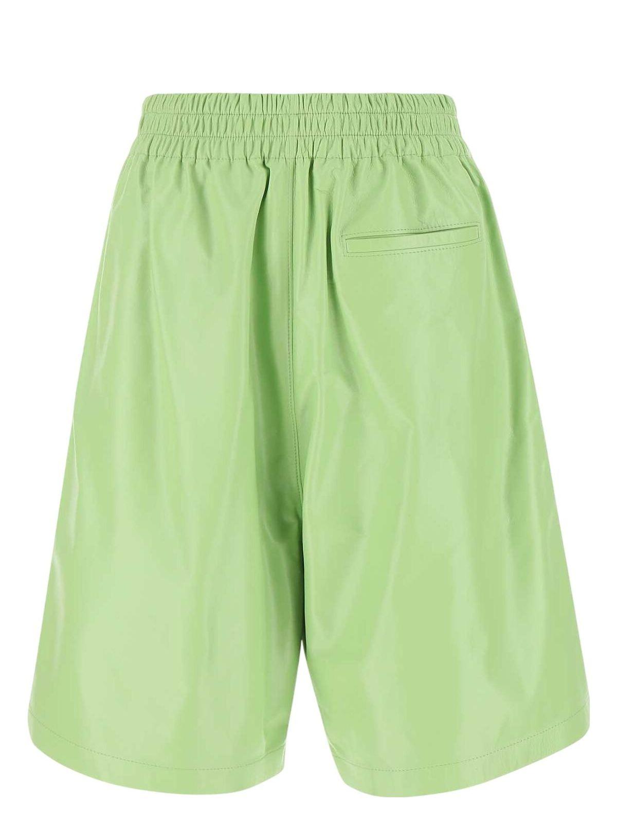 パンツ BOTTEGA VENETA Women Shorts  Burmudas 743610V36J0 2585 BROW Bottega Veneta Denim Utility Wide Leg Shorts women - Glamood