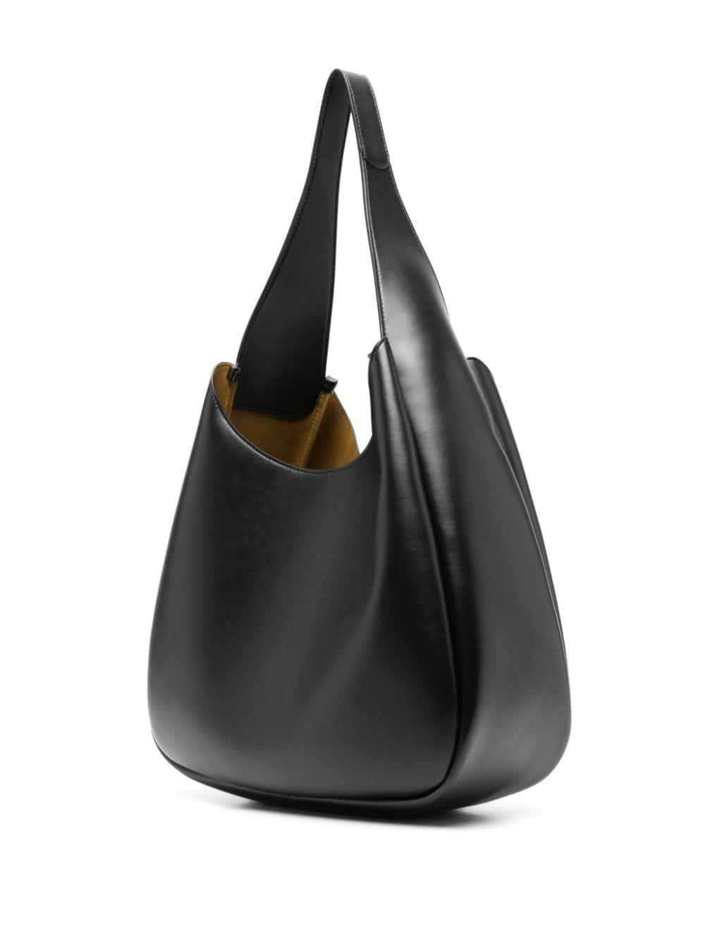 Stella McCartney Stella Logo Hobo Bag in Black | Lyst