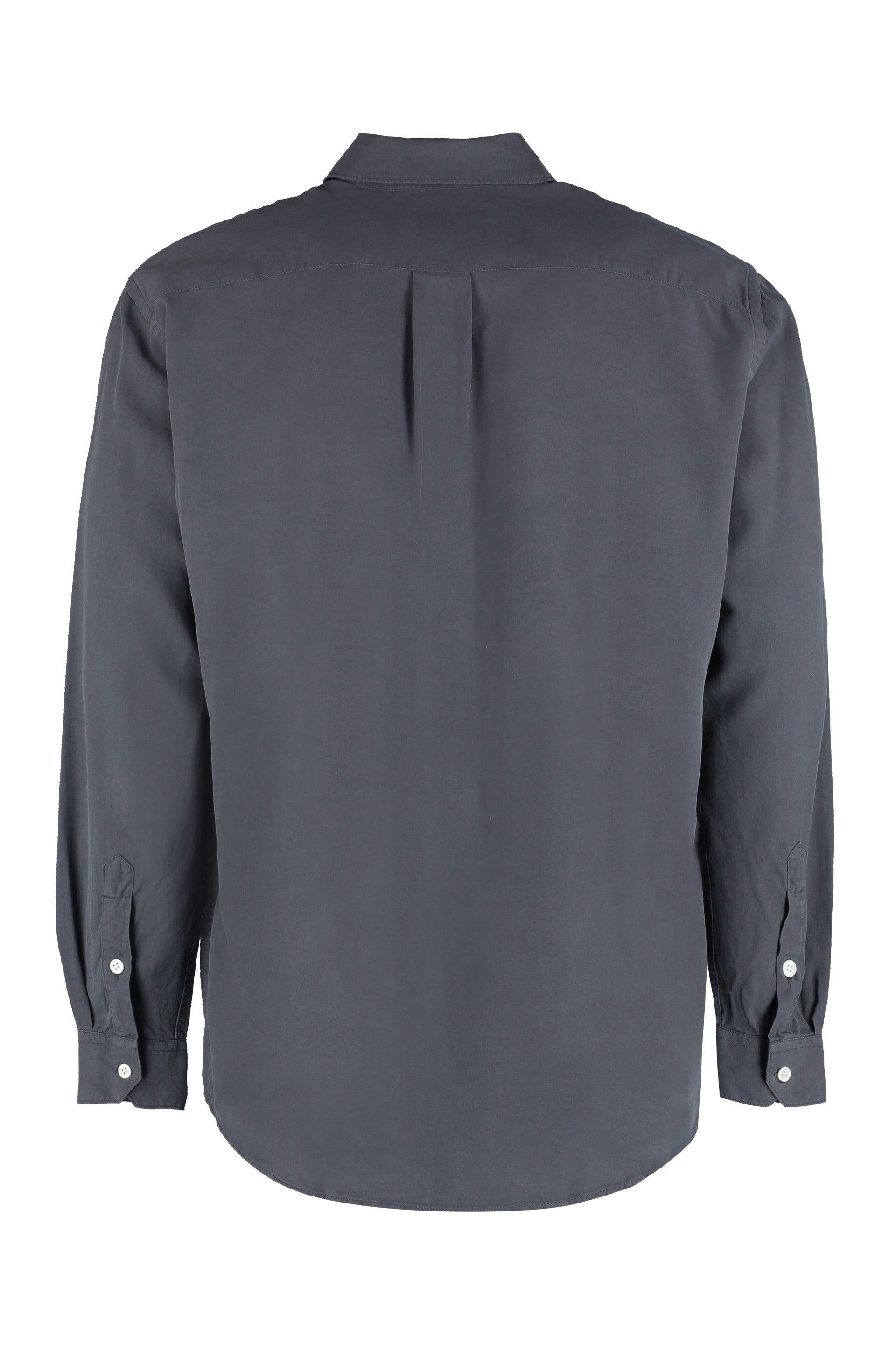 Our Legacy Initial Silk Shirt in Blue for Men | Lyst