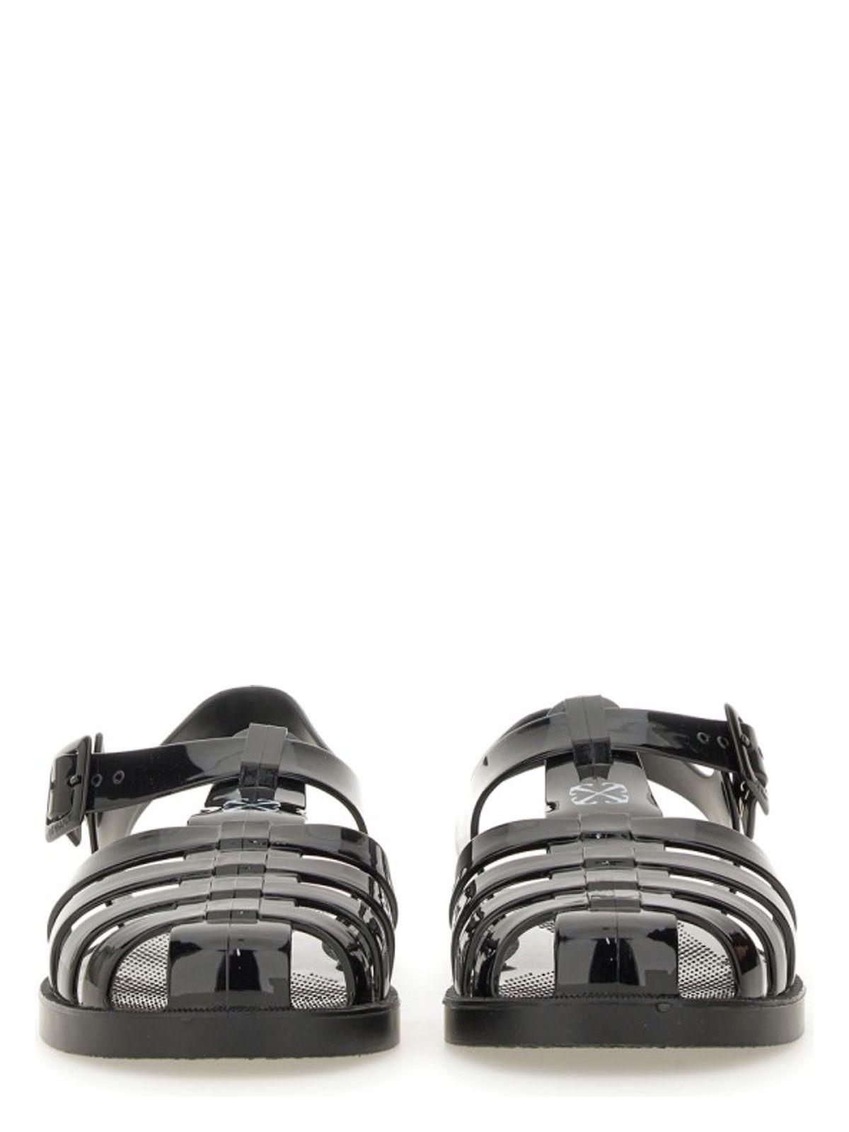 サンダル・ミュール OFF WHITE Women Sandals OWIH05E S25MAT0011001 BLACK Off-White(オフホワイト) サンダル・ミュール(レディース