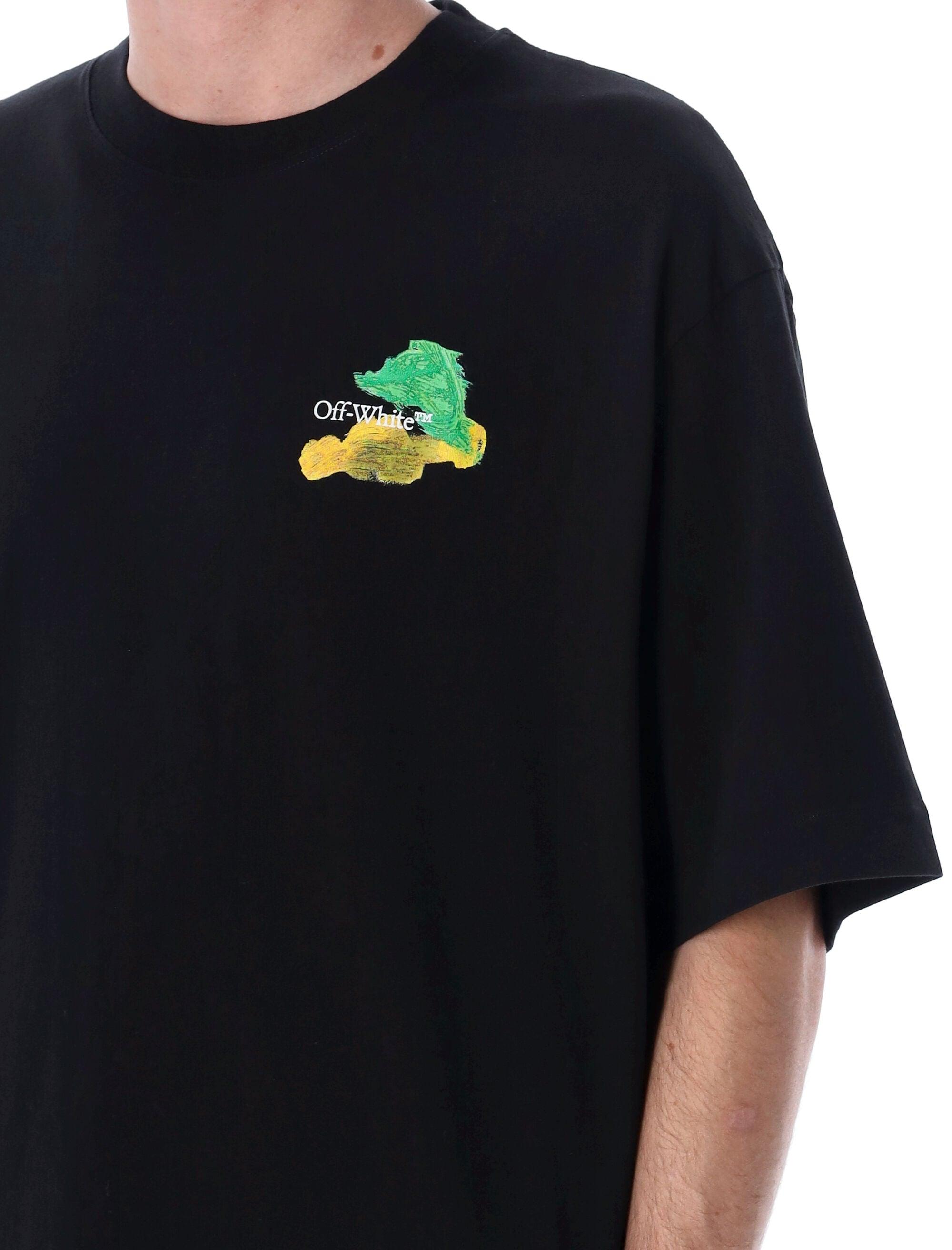 OFF-WHITE★Brush Arrows Slim Logo Print Skate T-shirt Off-White Brush Arrow Logo Skate T-Shirt | Saks Fifth Avenue