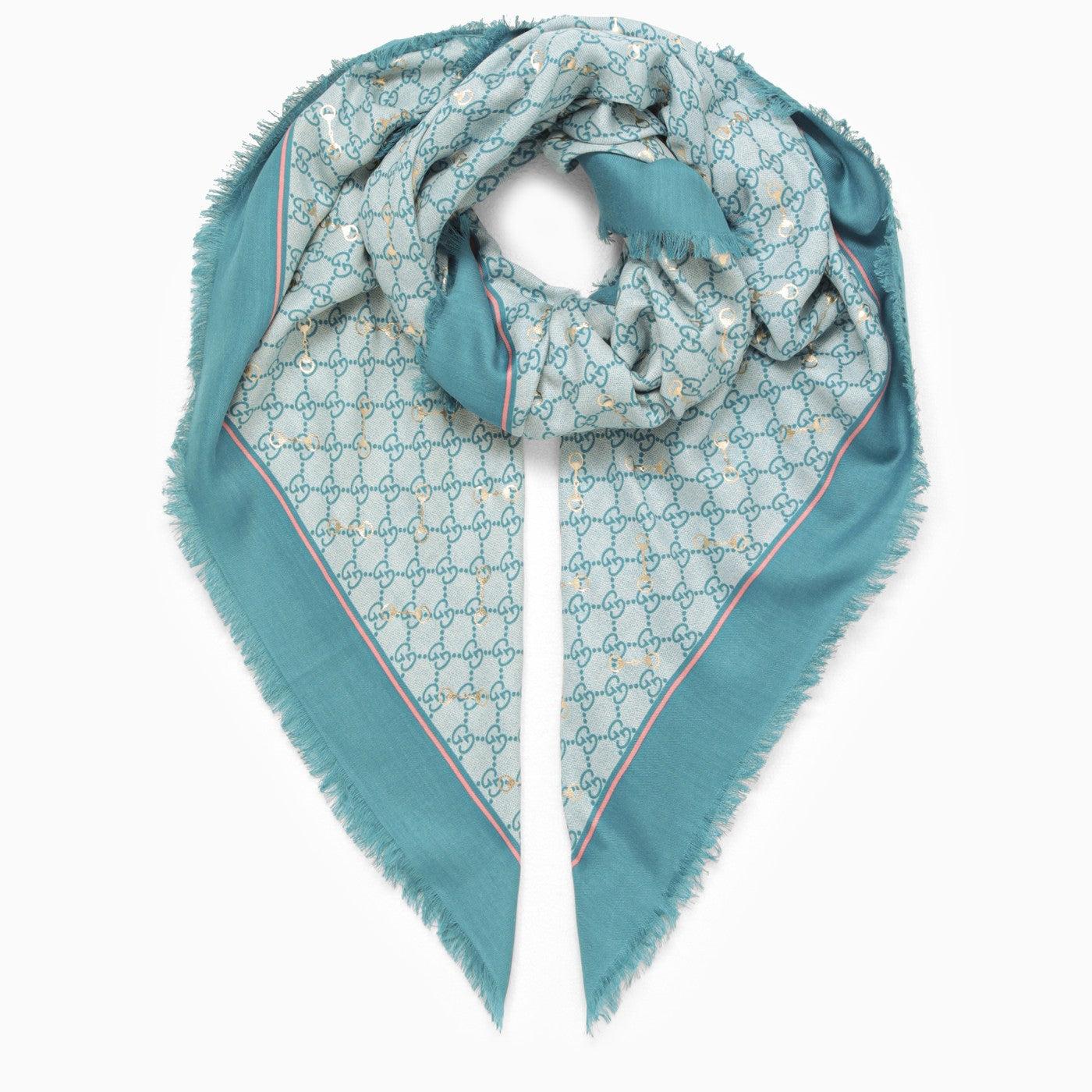 + NET SUSTAIN Sten reversible fringed organic wool-jacquard scarf