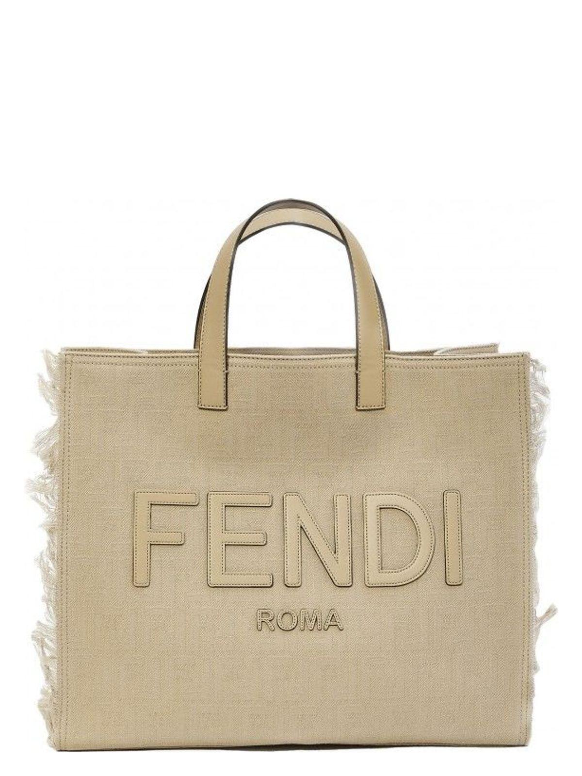トートバッグ FENDI EMBROIDERED JACQUARD LARGE ROLL SHOPPING BAG Fendi Embroidered Jacquard Large Roll Shopping Bag | Grailed