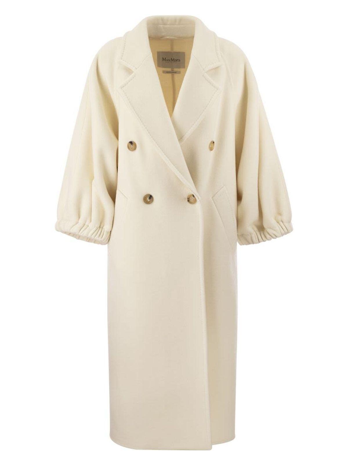 【関税&送料込】Max Mara Ivory Cashmere Zaffo Coat Max Mara Ivory Cashmere Zaffo Coat in Natural | Lyst