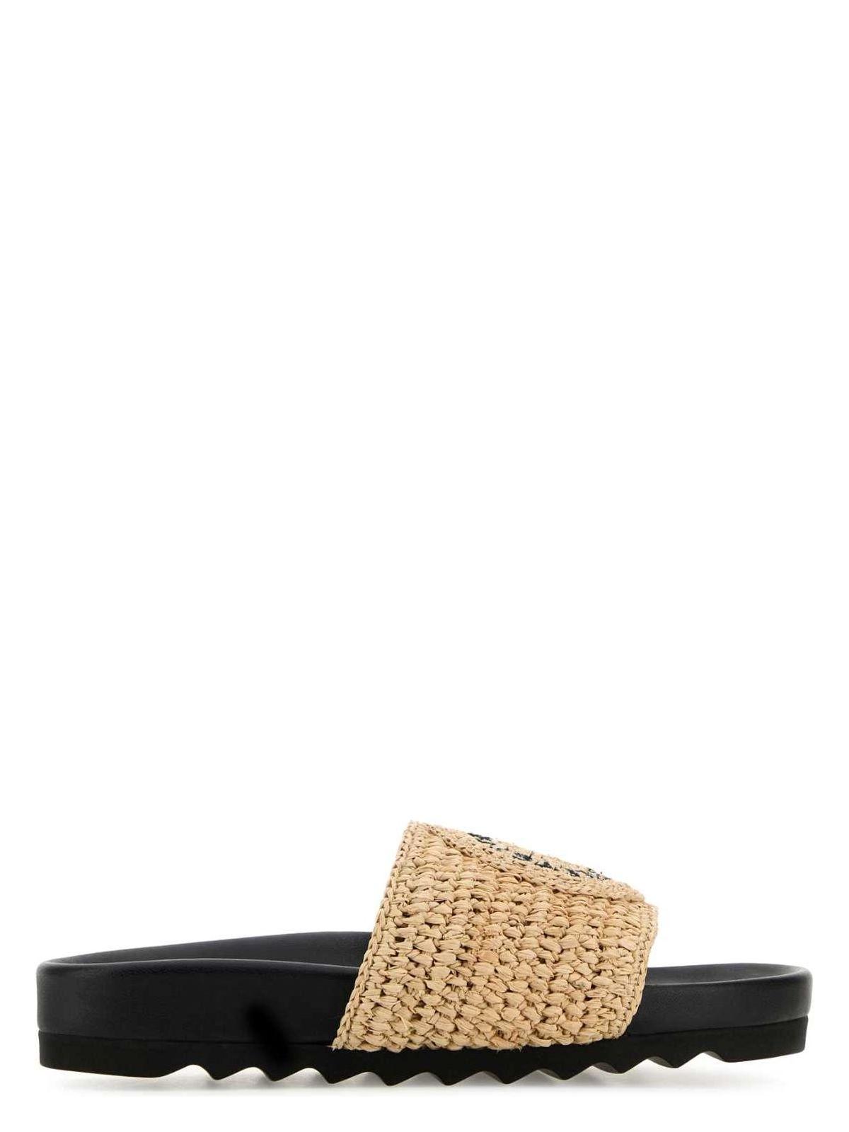 サンダル・ミュール Stella Mccartney Raffia Elyse Slippers Stella McCartney Raffia Elyse Slippers Sandal | Lyst