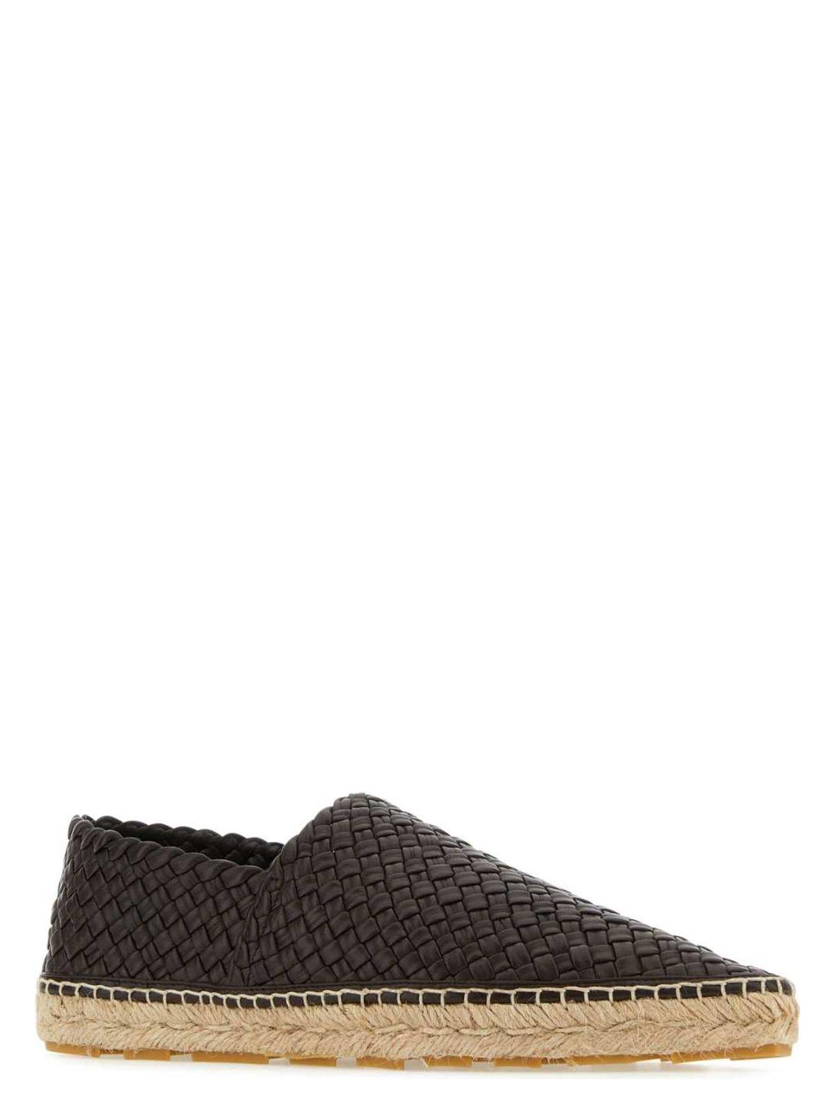 スニーカー BOTTEGA VENETA Espadrilles Women Leather Brown Bottega Veneta Espadrilles Women Leather Brown/Dark