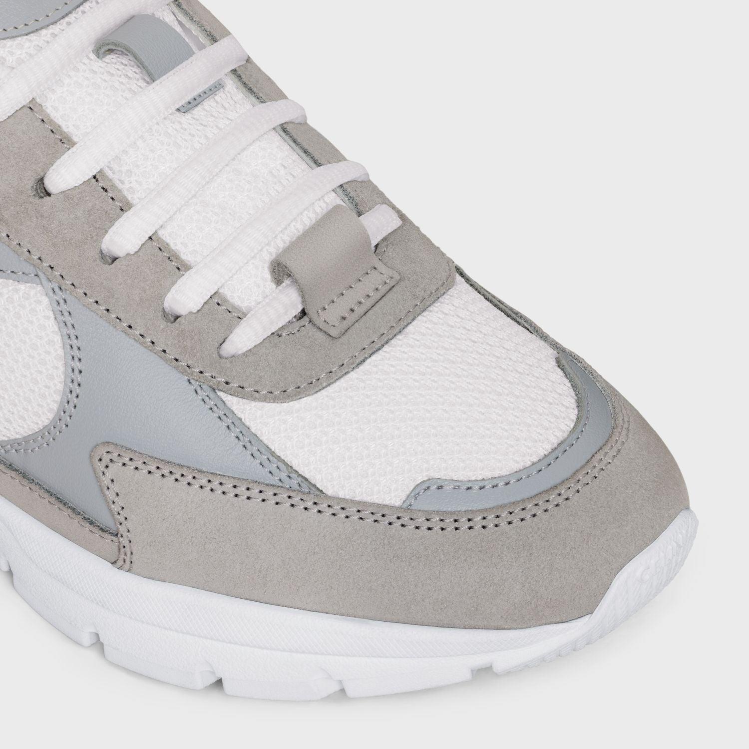 Celine Low Cr-03 Lace-Up Sneaker Runner in White | Lyst