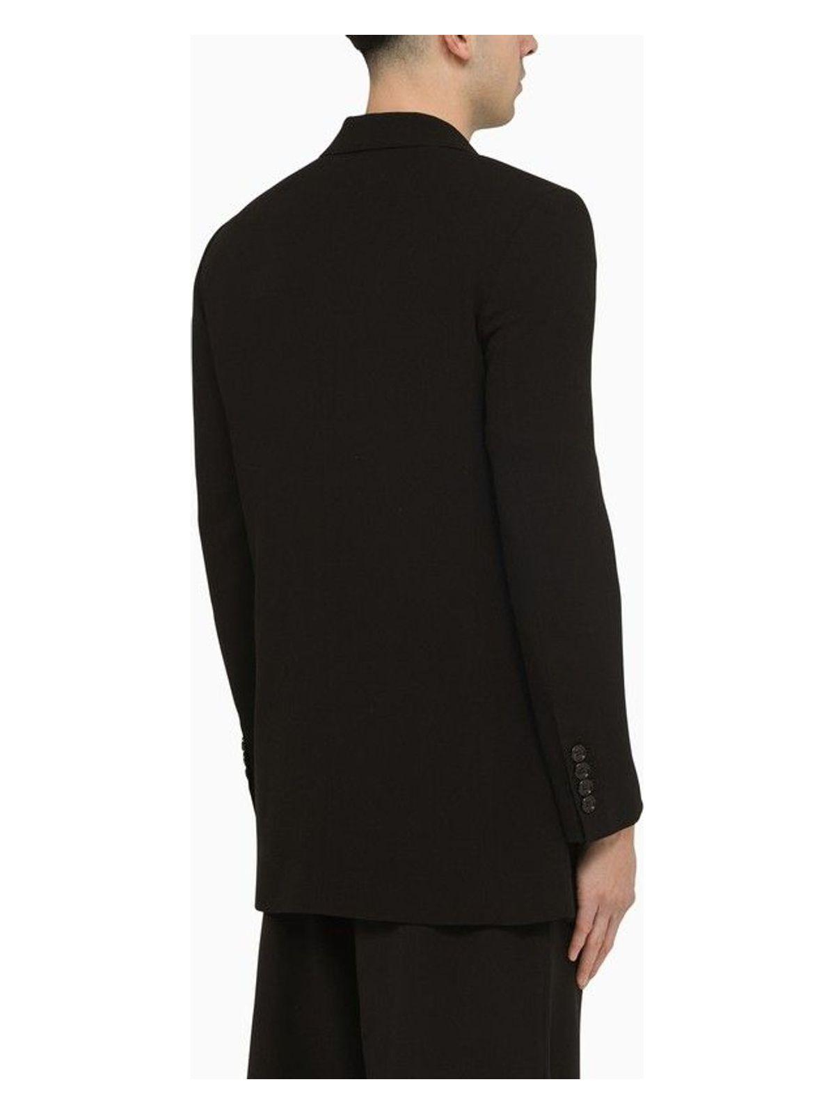 Ami Paris Wool Single-Breasted Jacket in Black | Lyst
