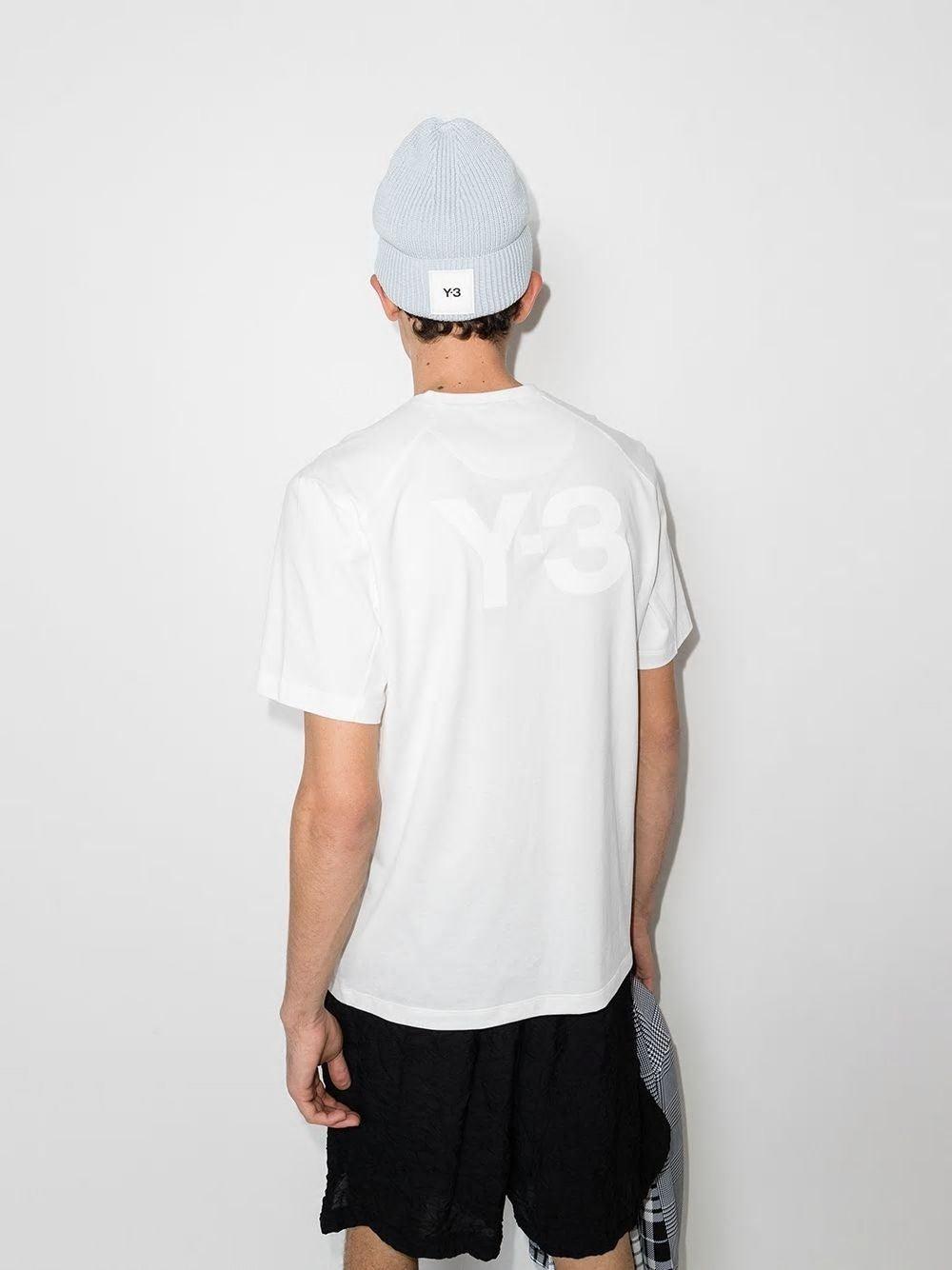 Y-3 M Cl Back Logo Ss Tee in White for Men | Lyst