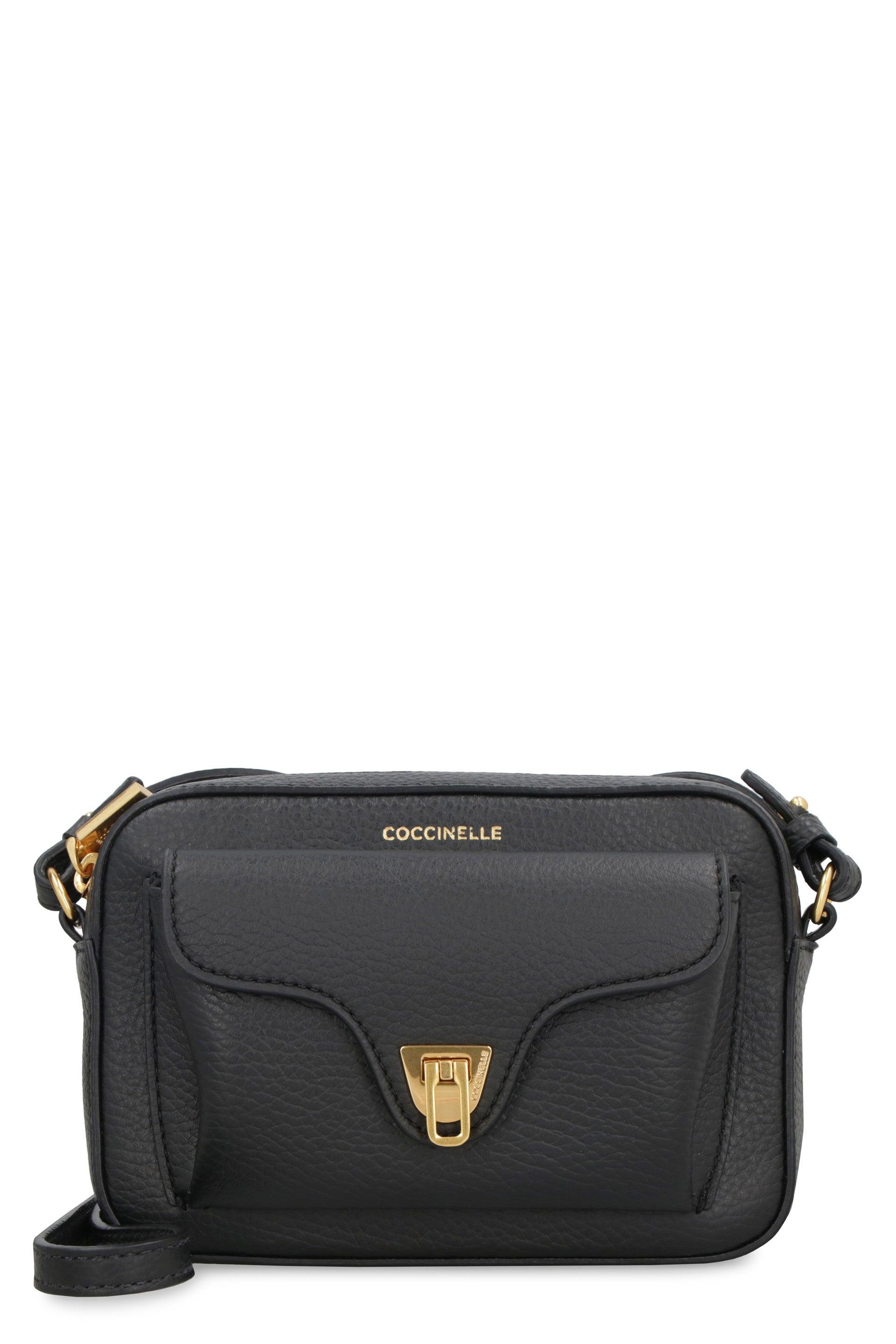 Coccinelle Beat Soft Mini Leather Crossbody Bag in Black | Lyst