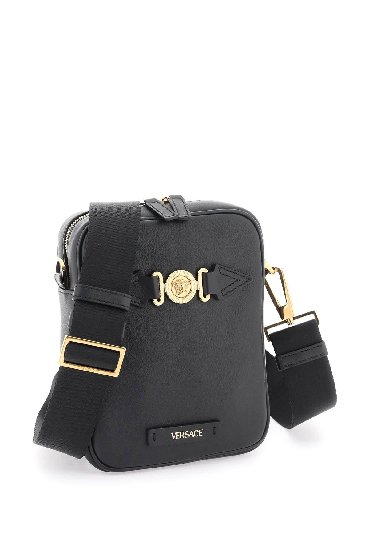 Versace Medusa biggie Crossbody Bag in Black for Men