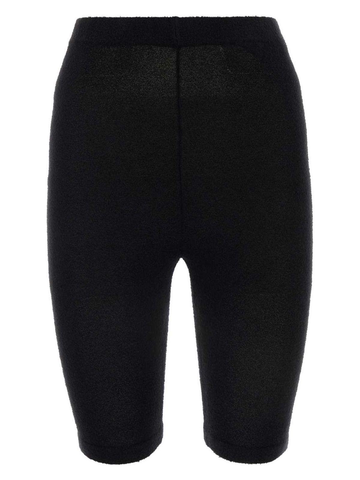 スパッツ・レギンス BALENCIAGA BLACK ACTIVEWEAR LEGGINGS IN MATT NYLON BLEND Balenciaga Black Activewear Leggings In Matt Nylon Blend
