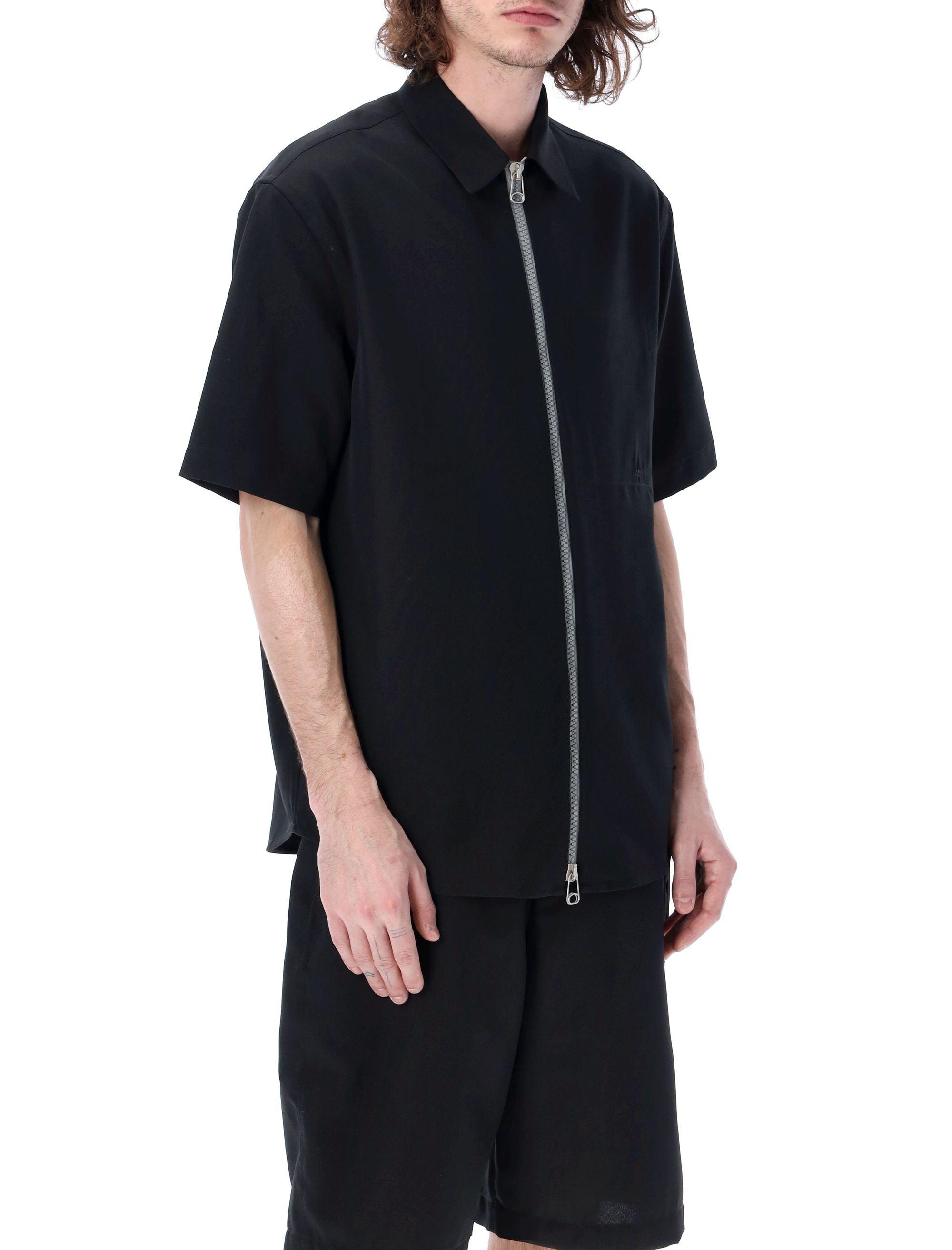 OAMC Ian Short Sleeves Shirt in Black for Men | Lyst