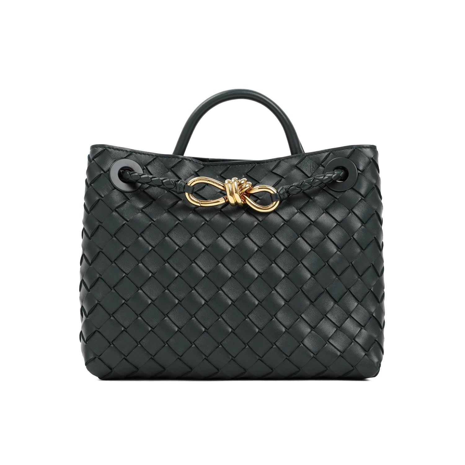 Bottega Veneta Andiamo Small Bag Unica in Black | Lyst