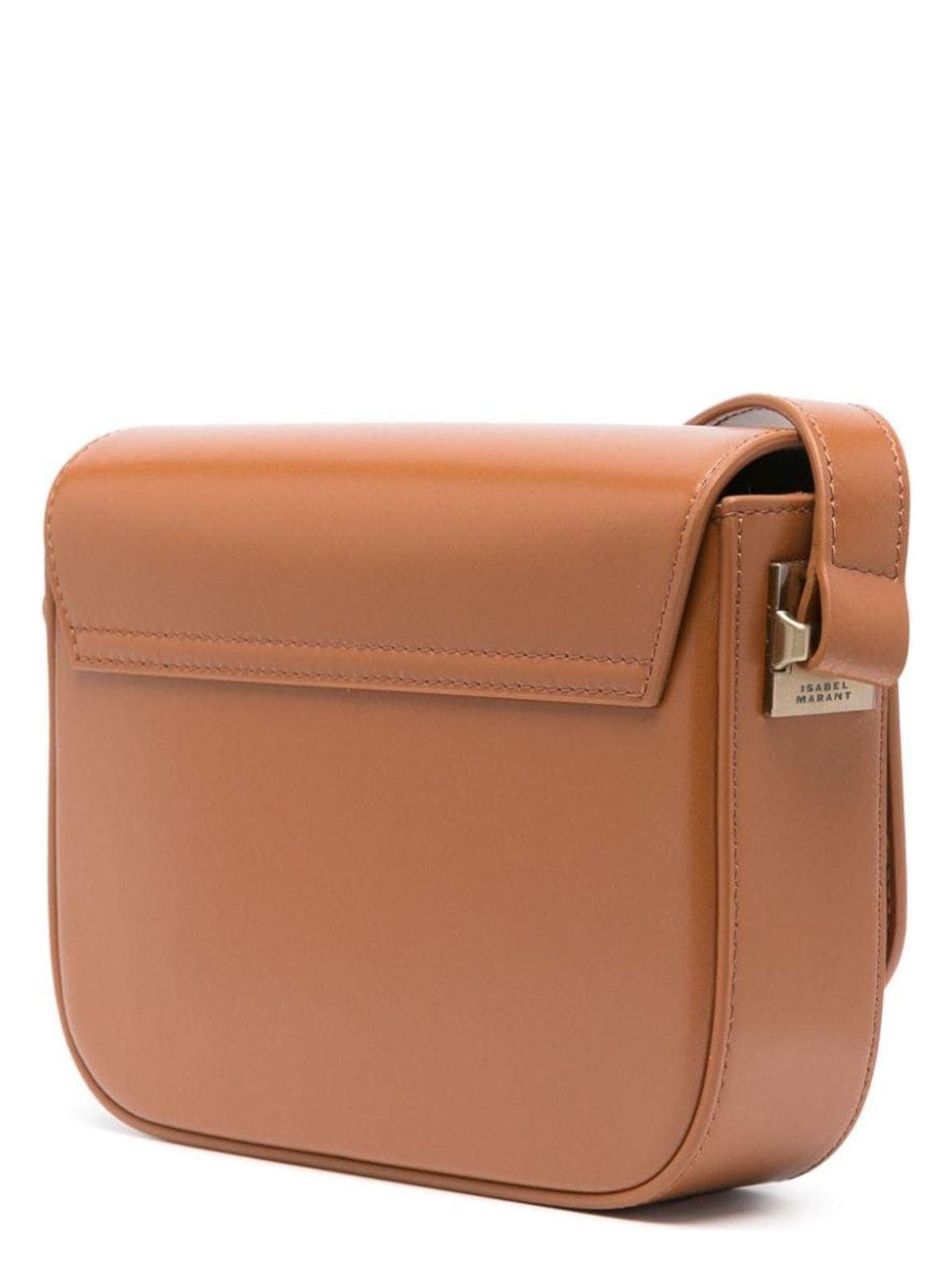 トートバッグ ISABEL MARANT Biscuit Leather Small Lizza Crossbody Bag Isabel Marant Biscuit Leather Small Lizza Crossbody Bag in
