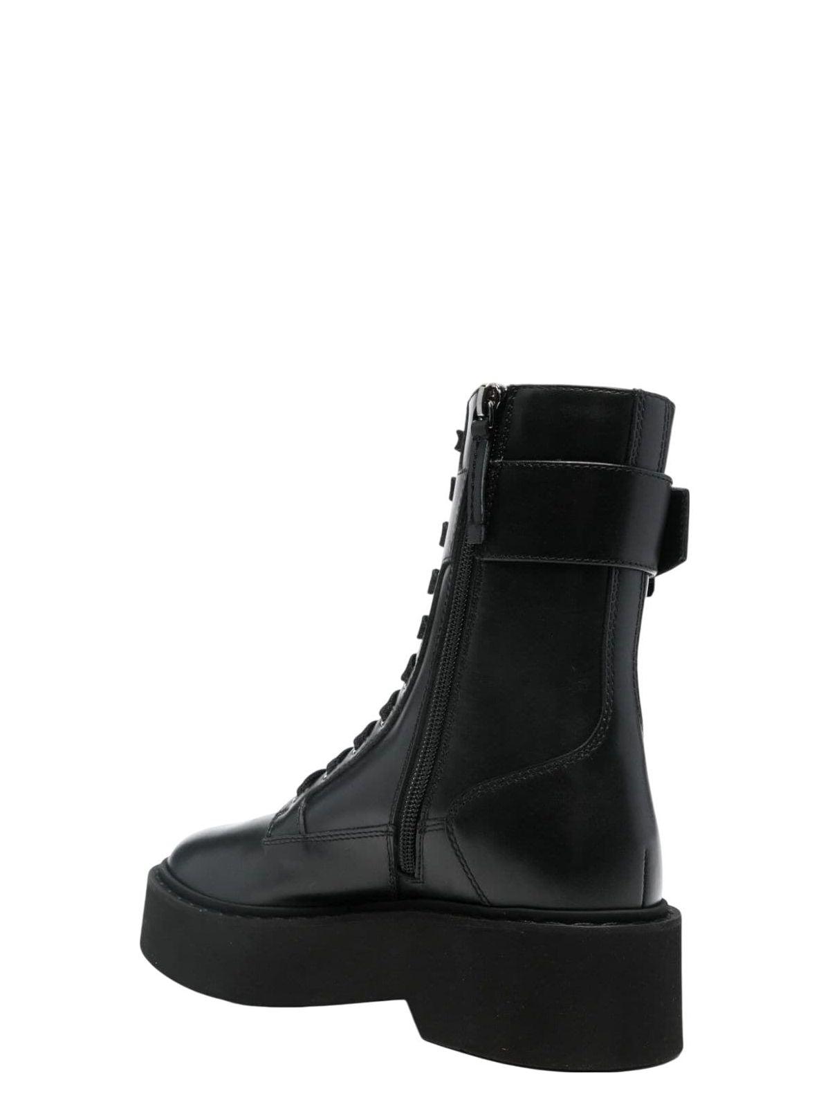 【関税&送料込】Roger Vivier Black Leather Lace-Up Boot Roger Vivier Leather Lace-Up Shoes in Black | Lyst