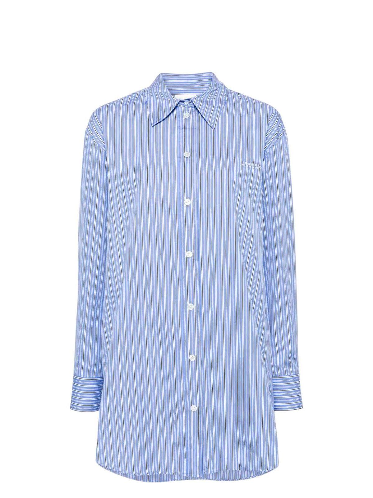 Tシャツ・カットソー Isabel Marant Embroidered poplin Cylvany shirt Isabel Marant Embroidered Poplin Cylvany Shirt in Blue | Lyst