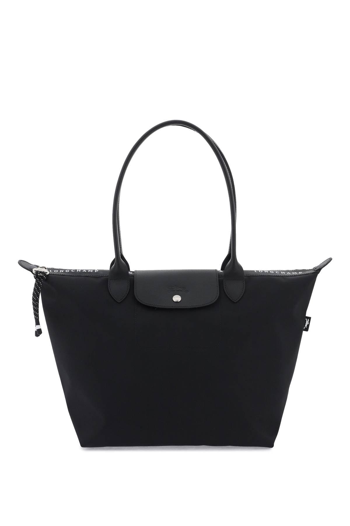 トートバッグ Longchamp Black Recycled Canvas L Le Pliage Energy Bag Longchamp Black Recycled Canvas L Le Pliage Energy Bag | Balardi