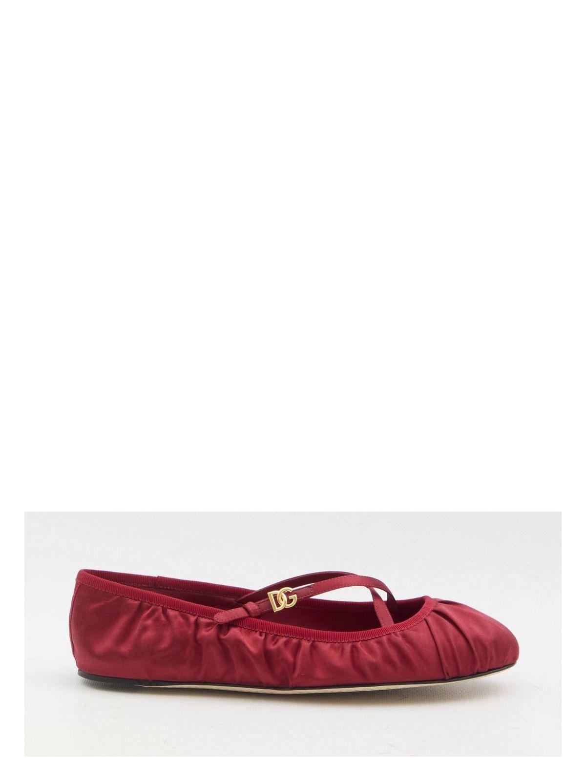 【関税&送料込】Dolce&Gabbana Red Satin Ballerinas Dolce&Gabbana Red satin ballerinas | TheDoubleF