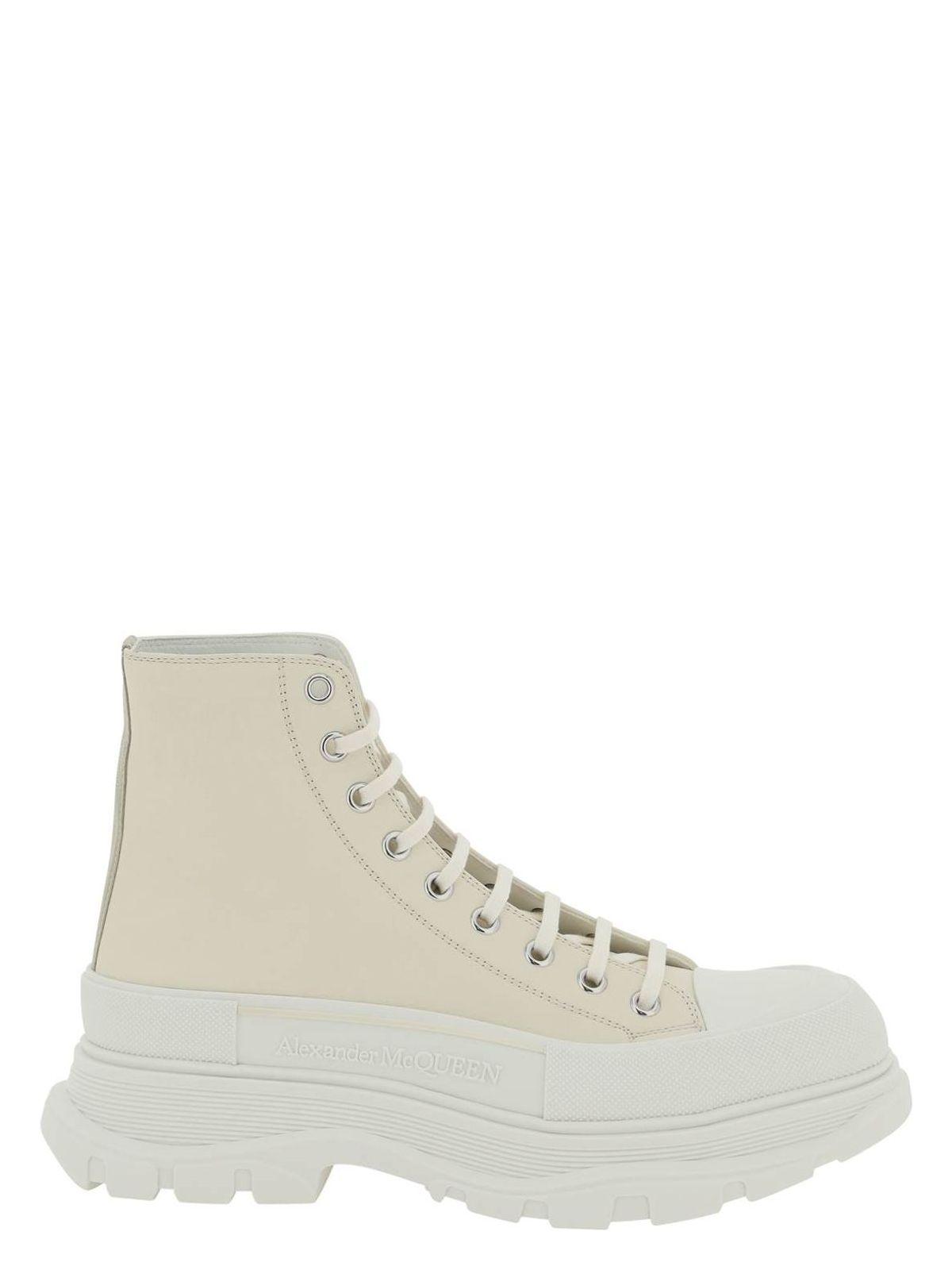 Alexander McQueen ■キャンバス ハイトップ スニーカー Alexander McQueen □キャンバス ハイトップ スニーカー 靴
