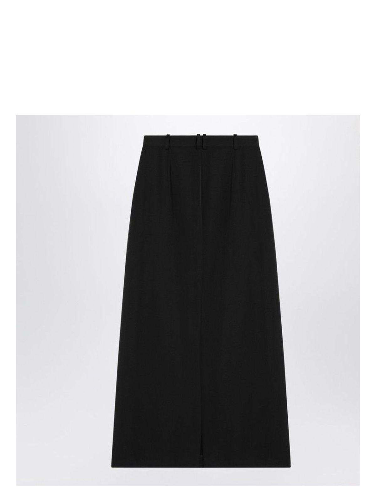 スカート The Row Black wool Roux skirt The Row: Women's Roux Skirt (Black) | DSMNY E-SHOP