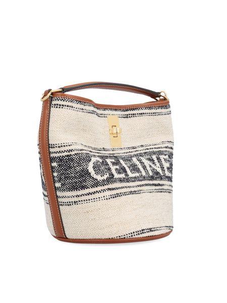 Celine Triomphe Small Drawstring Bucket Bag