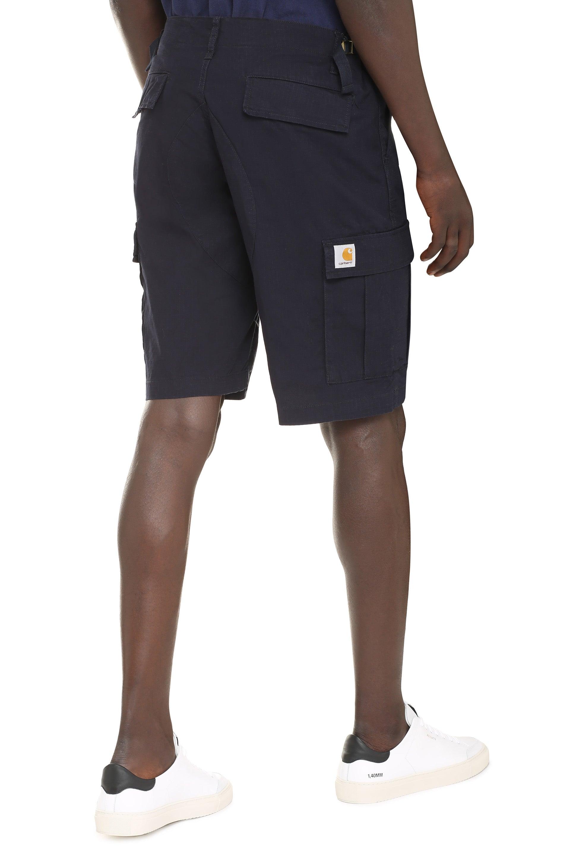 bekendtskab narre hule Carhartt WIP Aviation Cotton Cargo Bermuda Shorts in Blue for Men | Lyst
