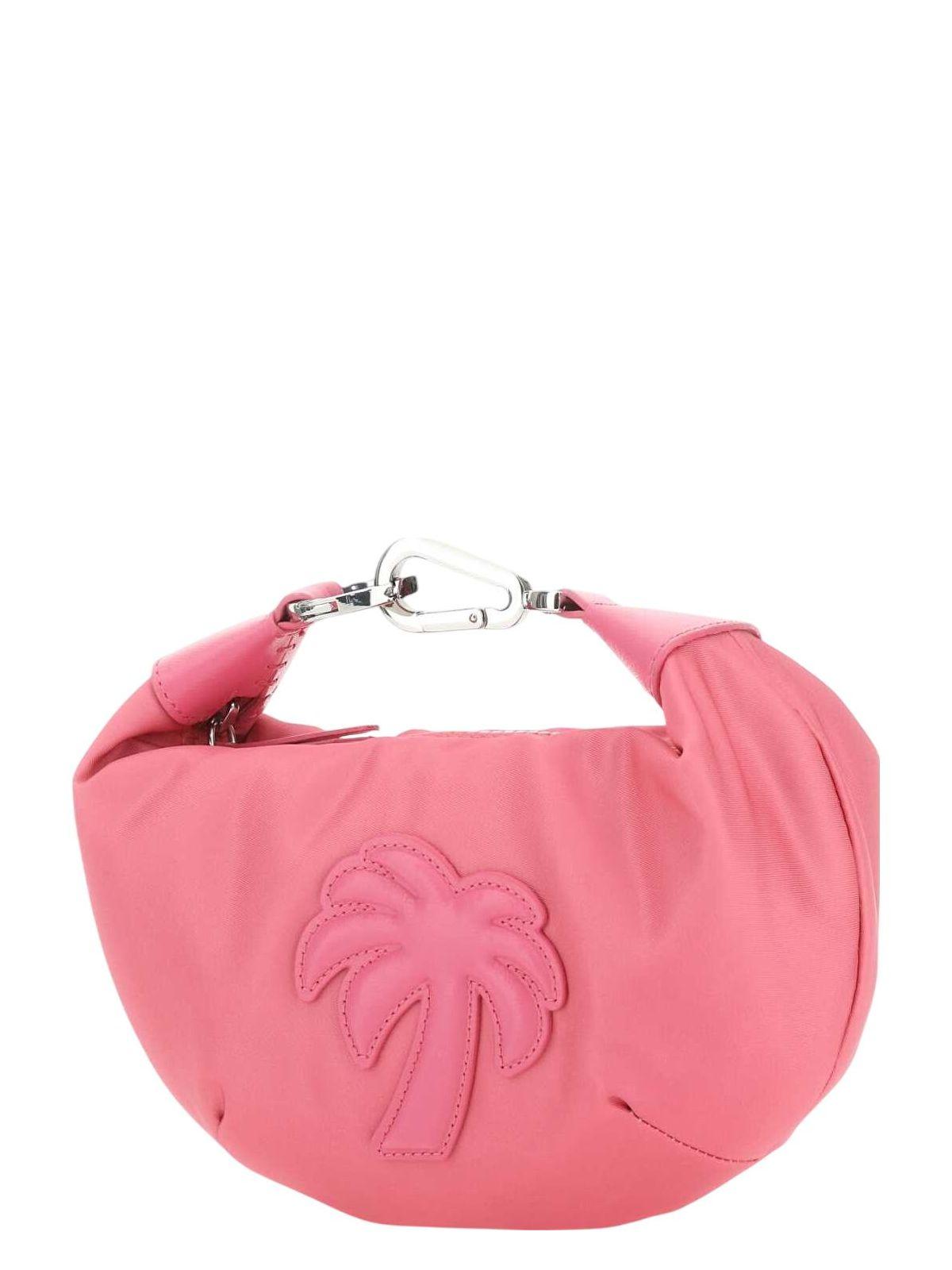 トートバッグ Palm Angels Dark pink fabric Big Palm handbag ピンク系 Palm Angels(パームエンジェルス) バッグ・カバン